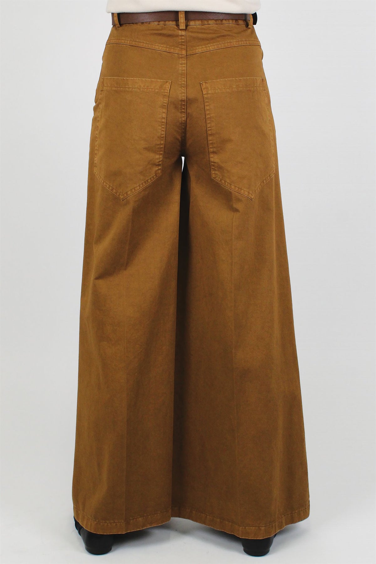 Motel - Pantalone palazzo in denim colorato