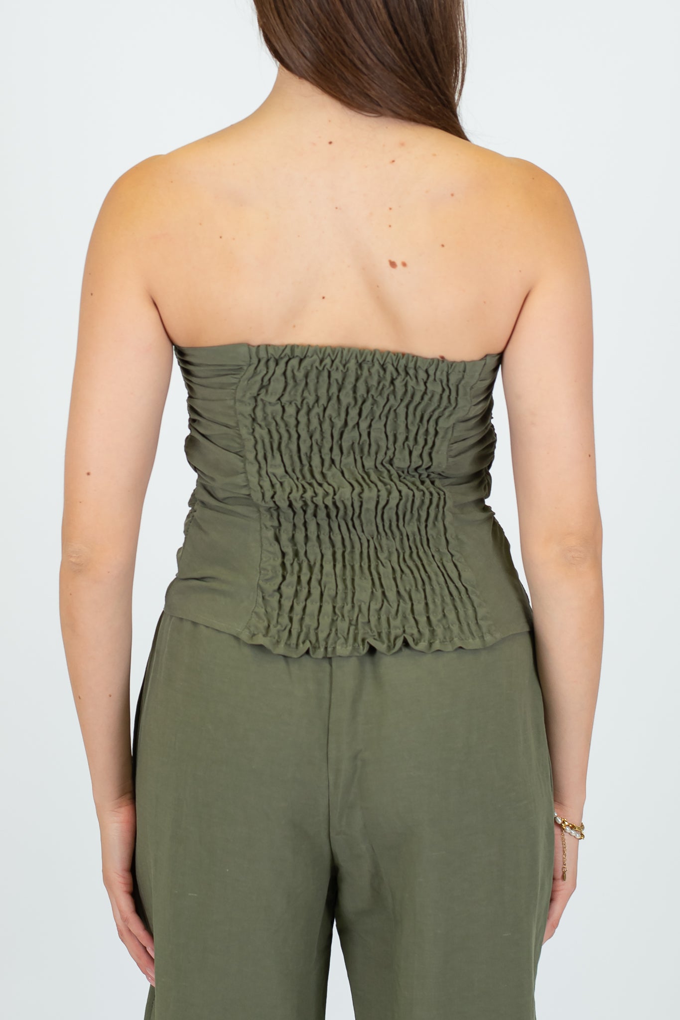 Tensione in - Coordinato pantalone e top a fascia