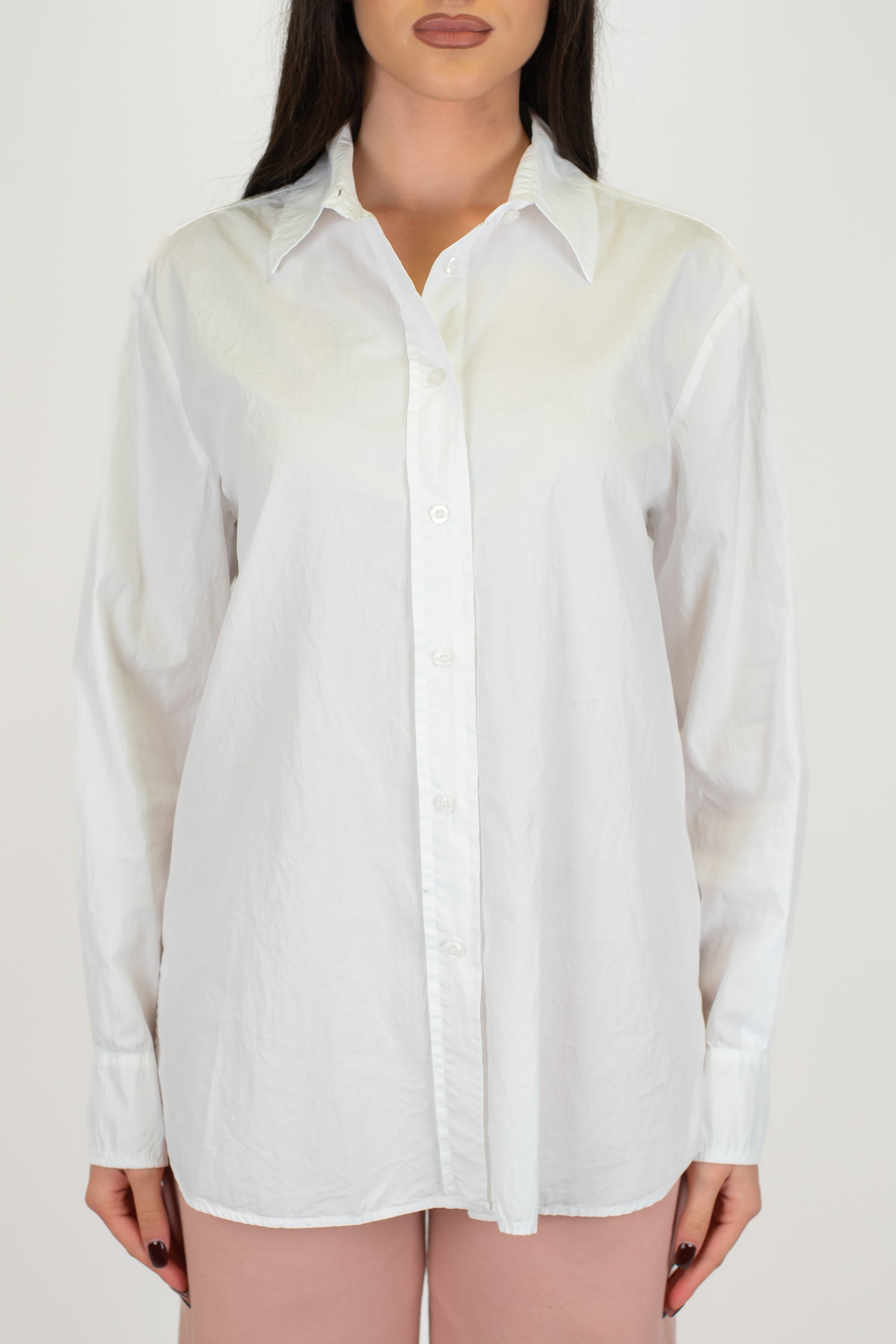 Motel - Camicia over tinta unita