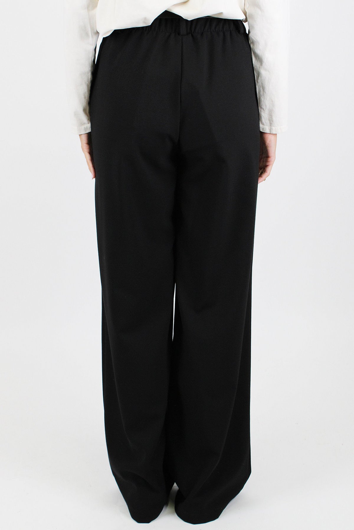 Haveone - Pantalone palazzo con elastico sul retro