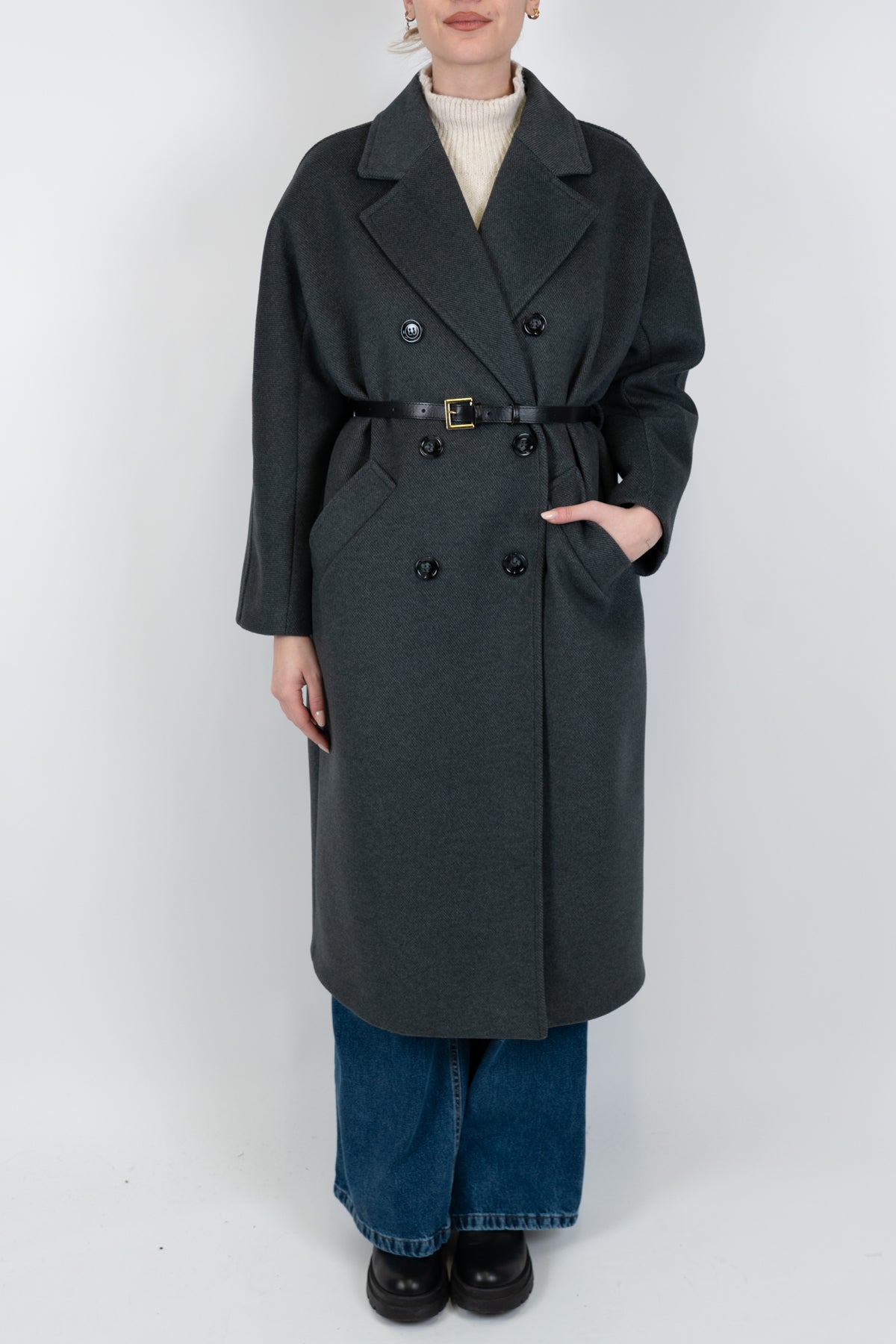 Imperial - Cappotto oversize doppiopetto