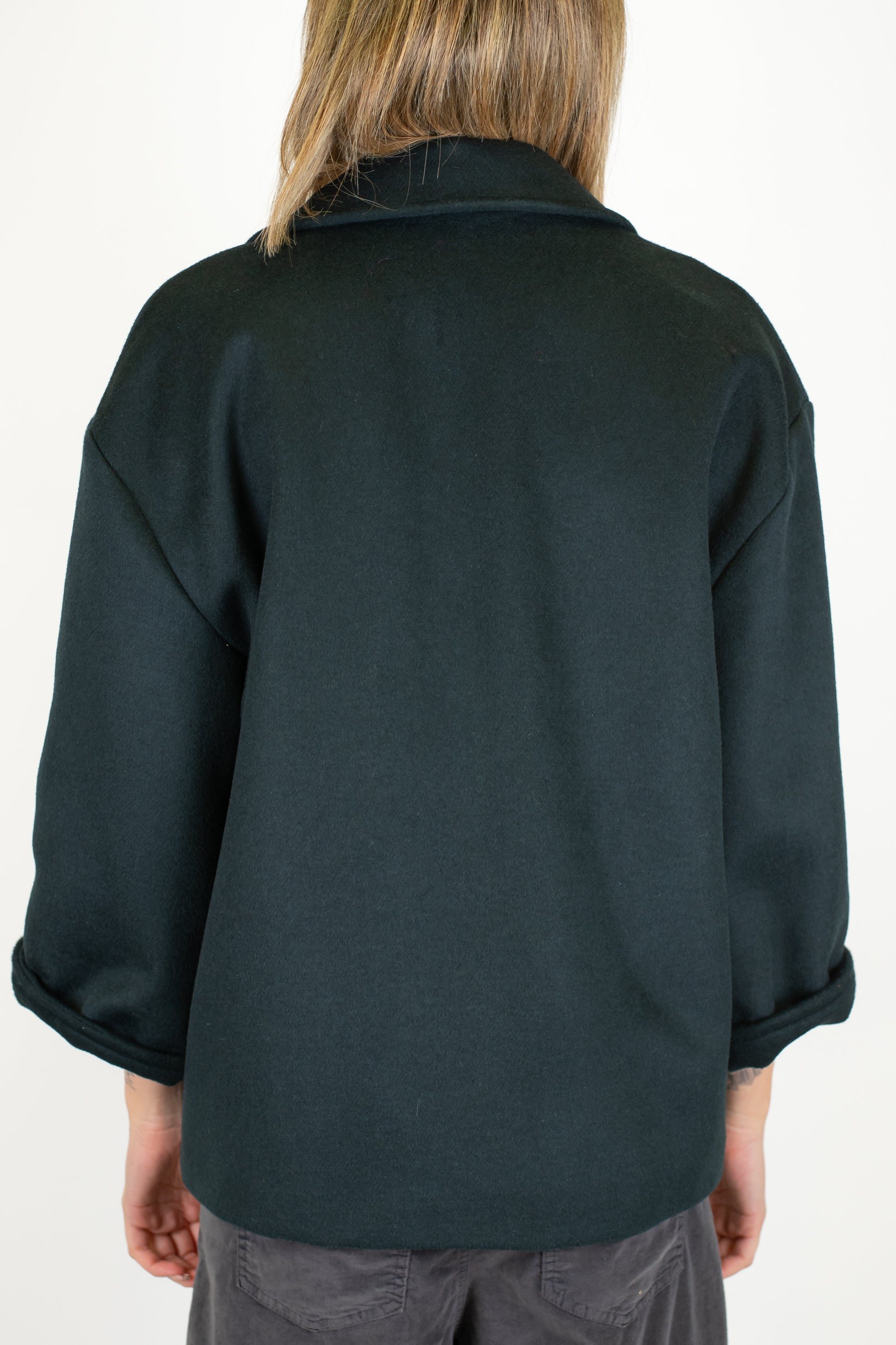 Motel - Cappotto corto doppiopetto in misto lana