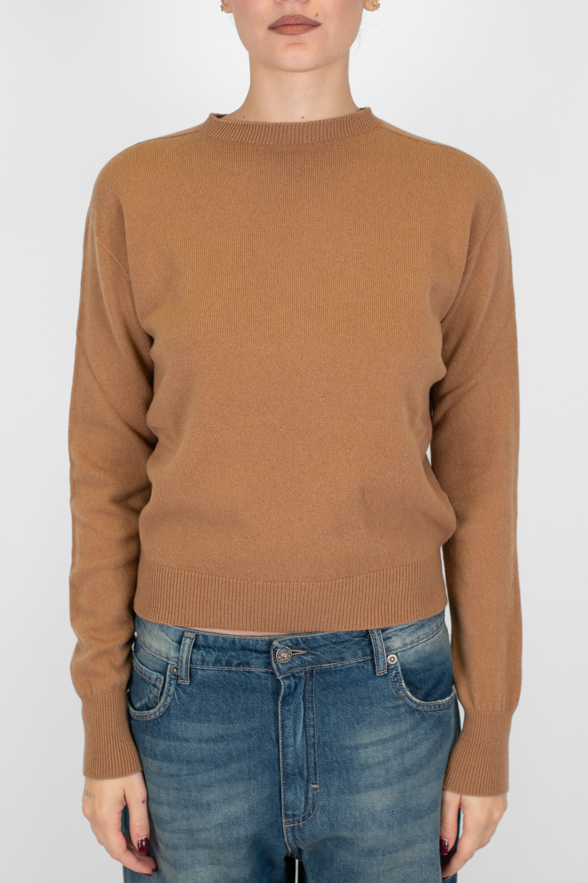 Tensione in - Maglia slim in pura lana