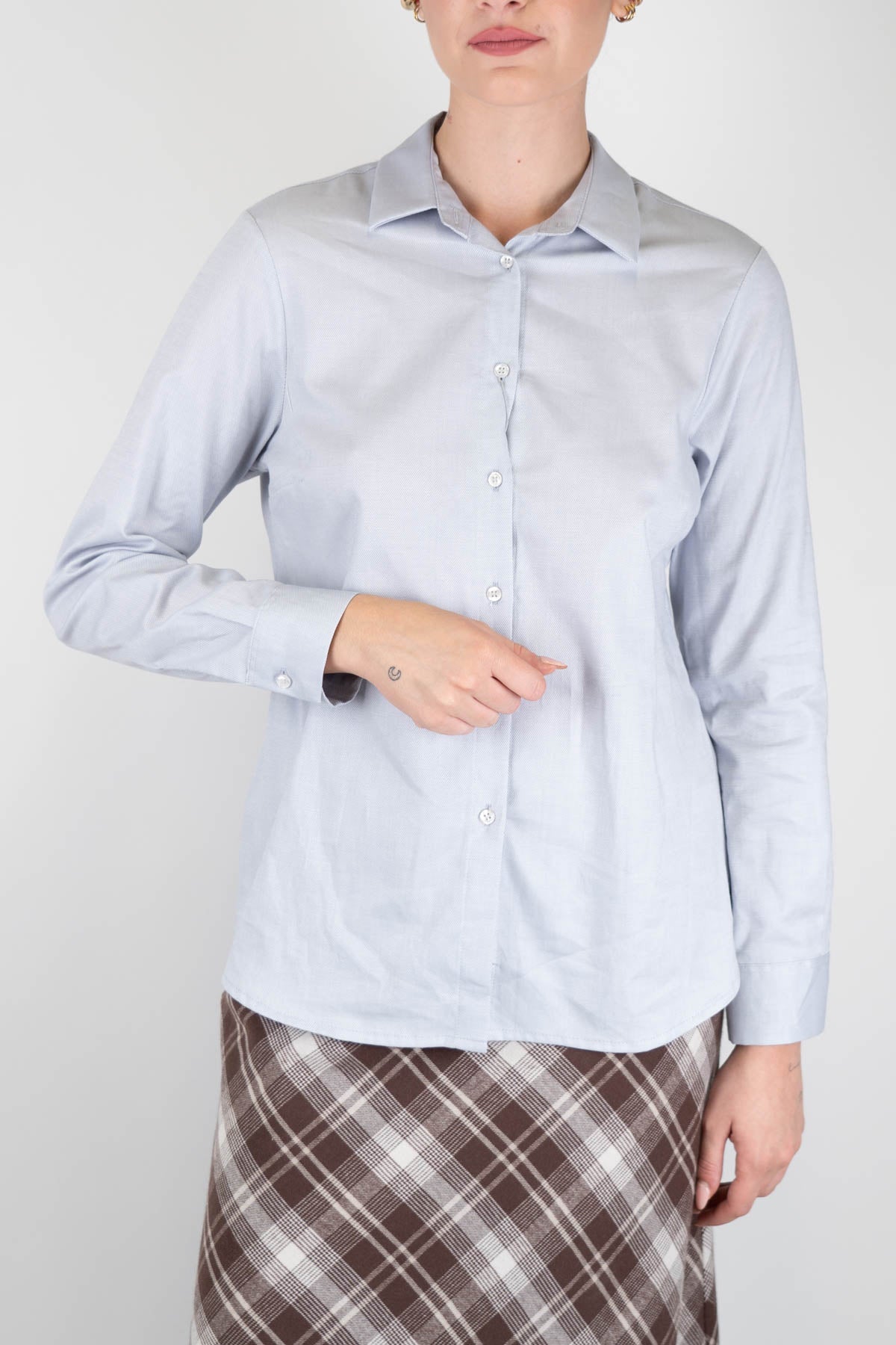 Motel - Camicia basic in cotone