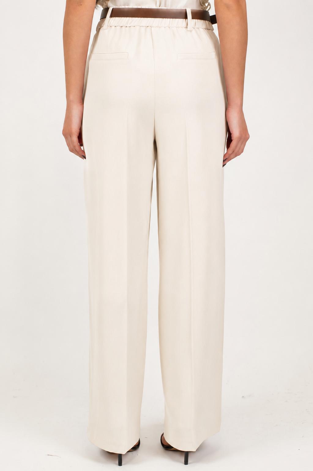 Motel - Pantalone palazzo in tessuto fluido con elastico sul retro