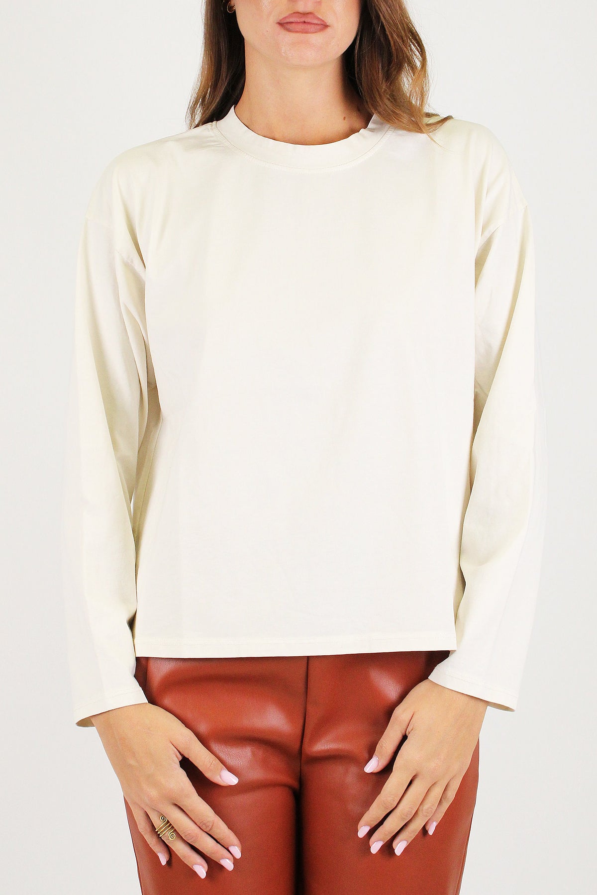 Haveone - Shirt a scatola girocollo