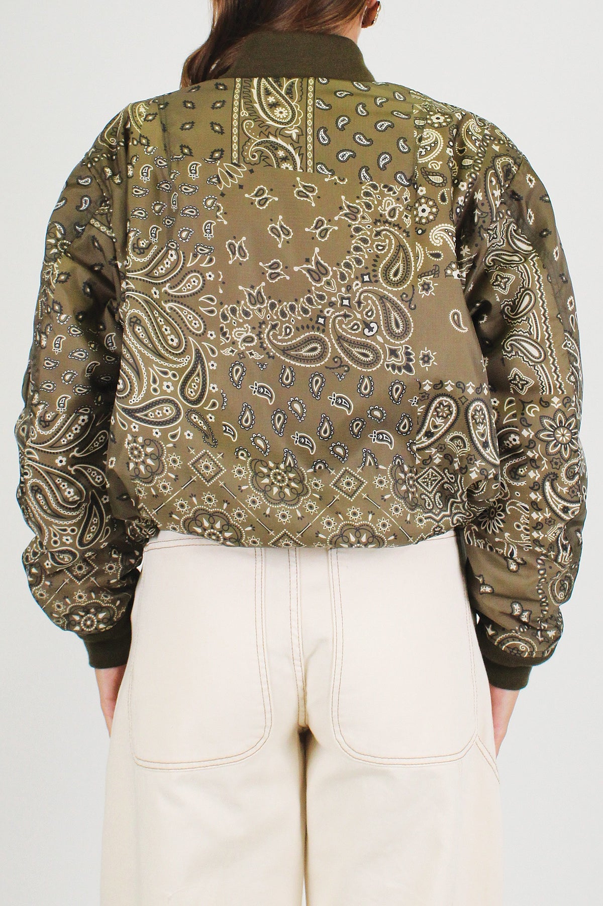 Tensione in - Bomber fantasia bandana con chiusura a zip