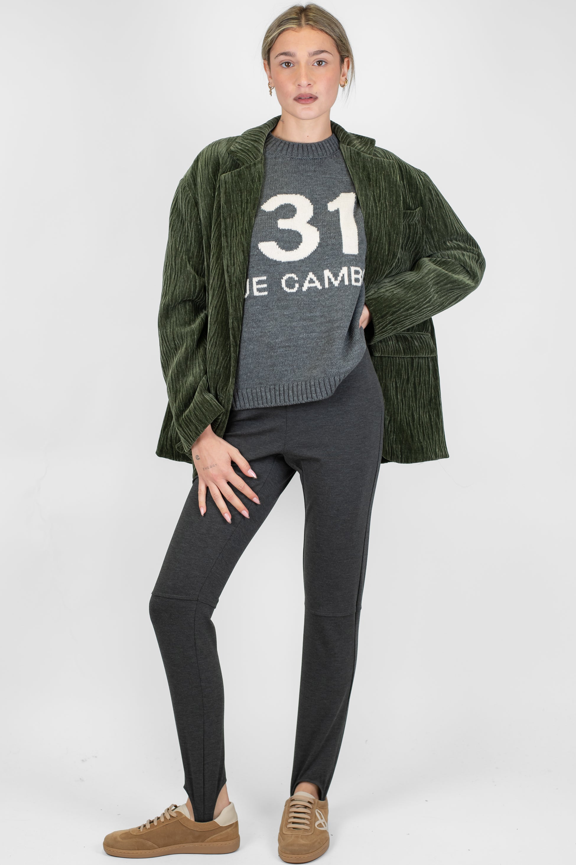 Tensione in - Panta leggings con ghette