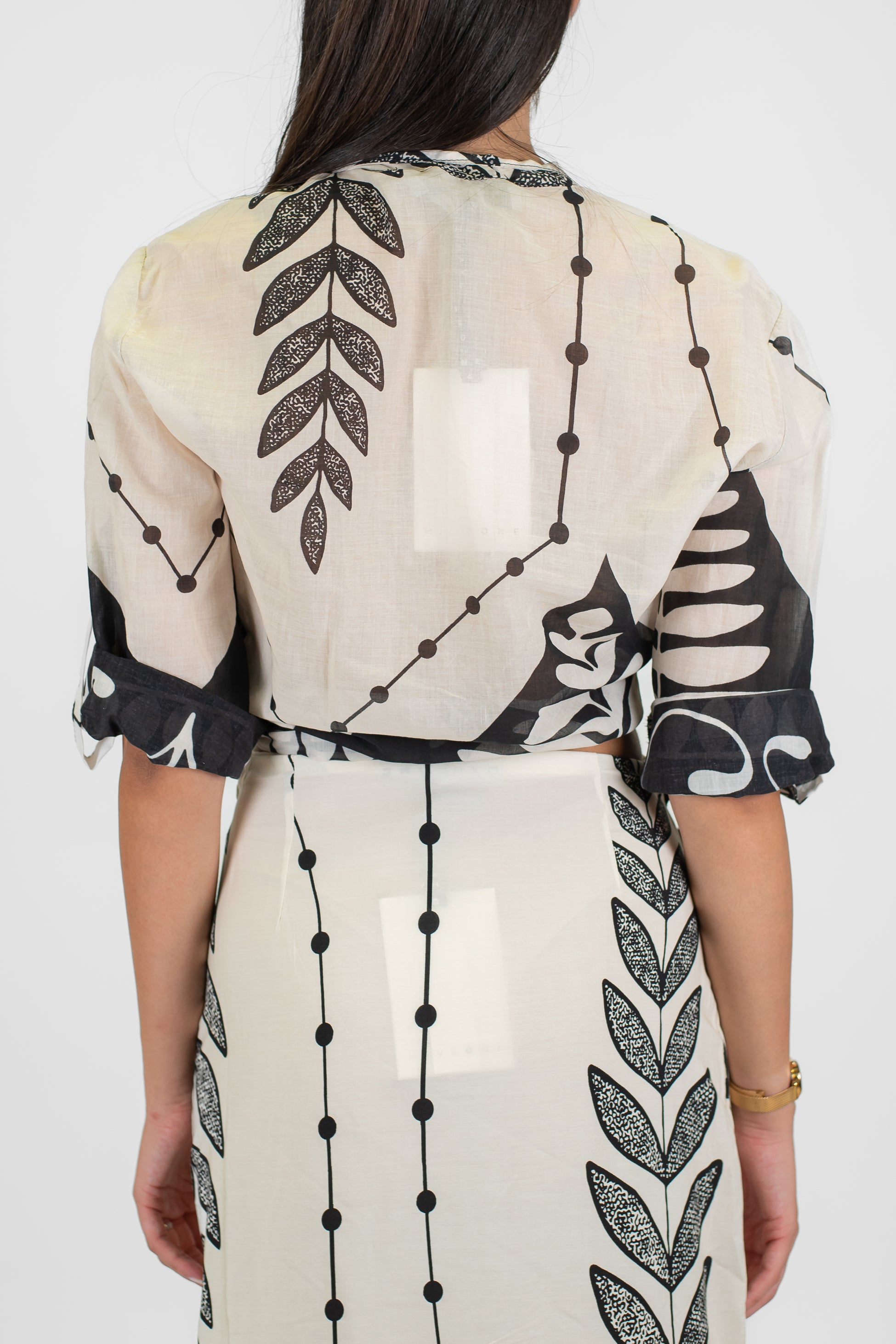 Haveone - Camicia fantasia floreale in viscosa