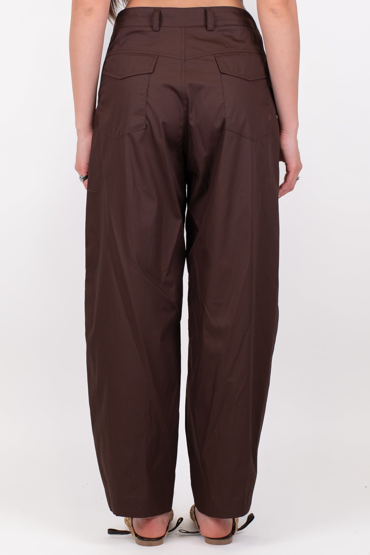 Motel - Pantalone balloon in cotone leggero