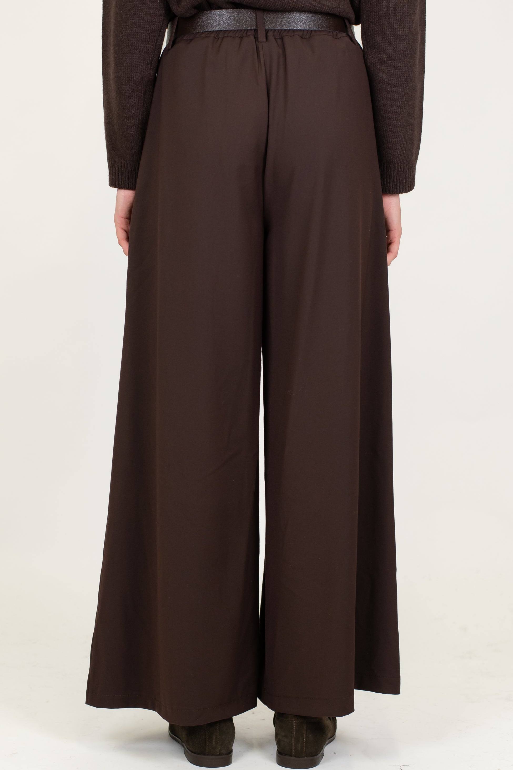 Haveone - Pantalone palazzo con pinces