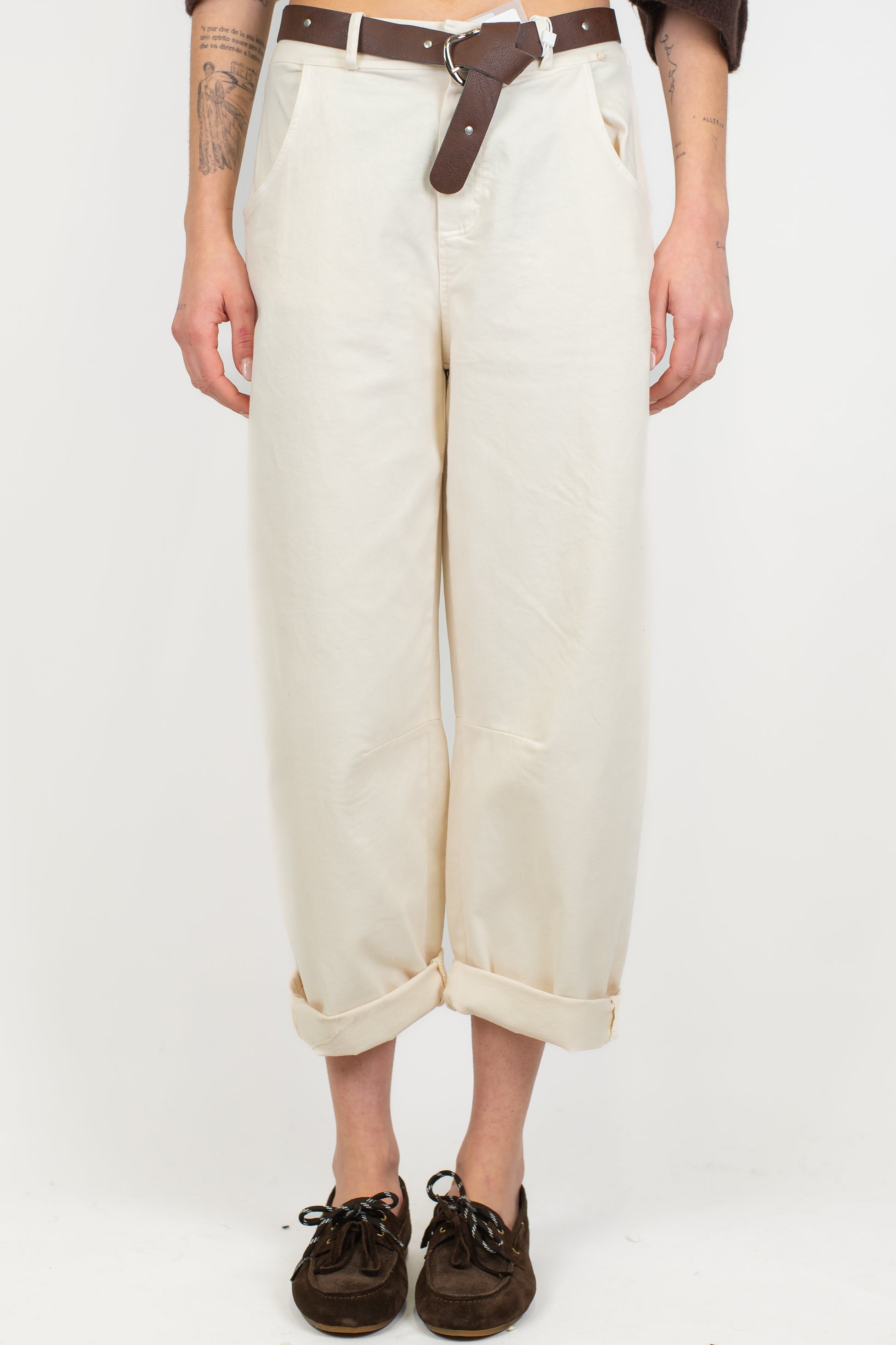 Motel - Pantalone balloon in cotone invernale