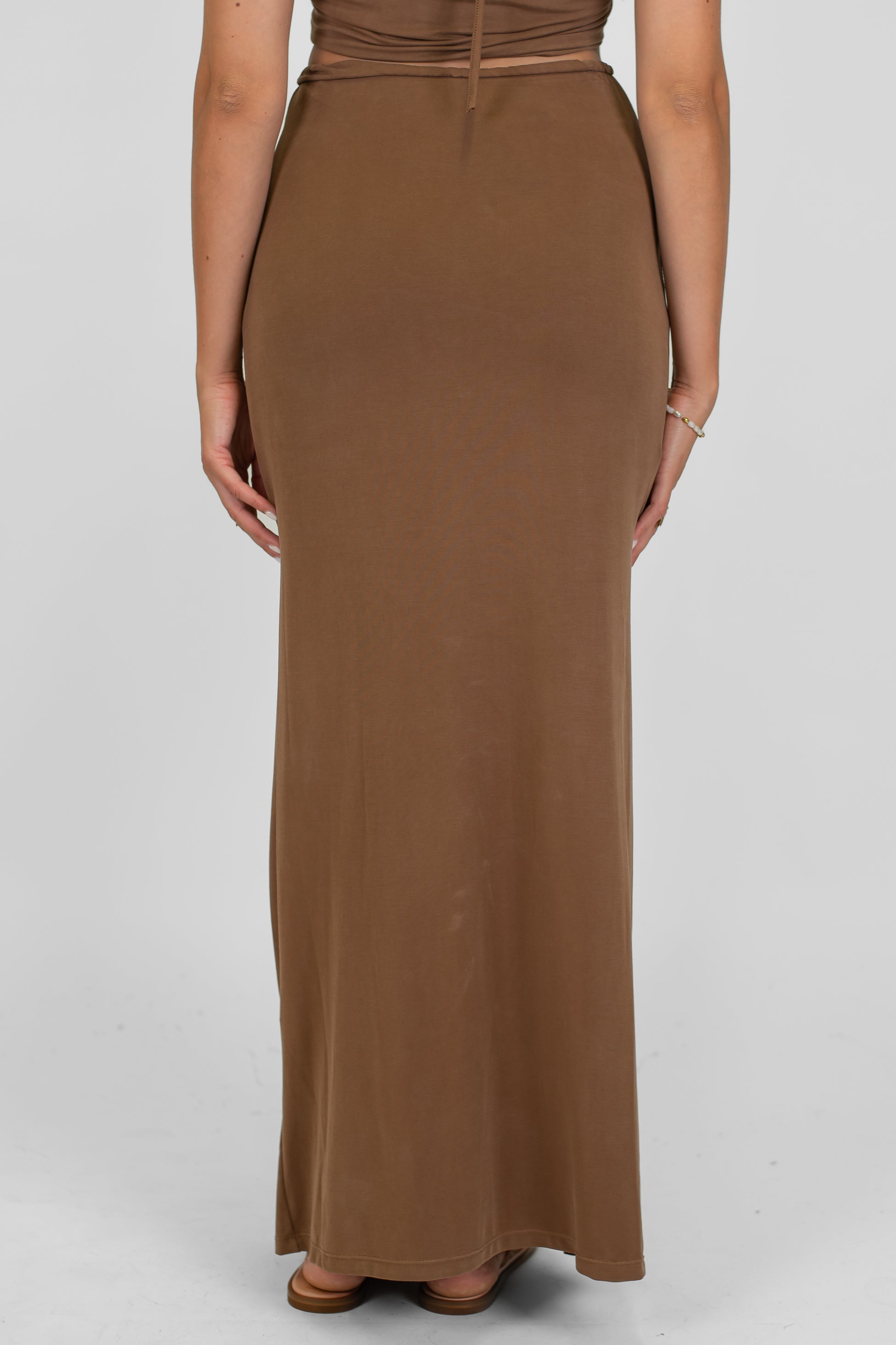 Haveone - Gonna con spacco laterale e spilla gioiello