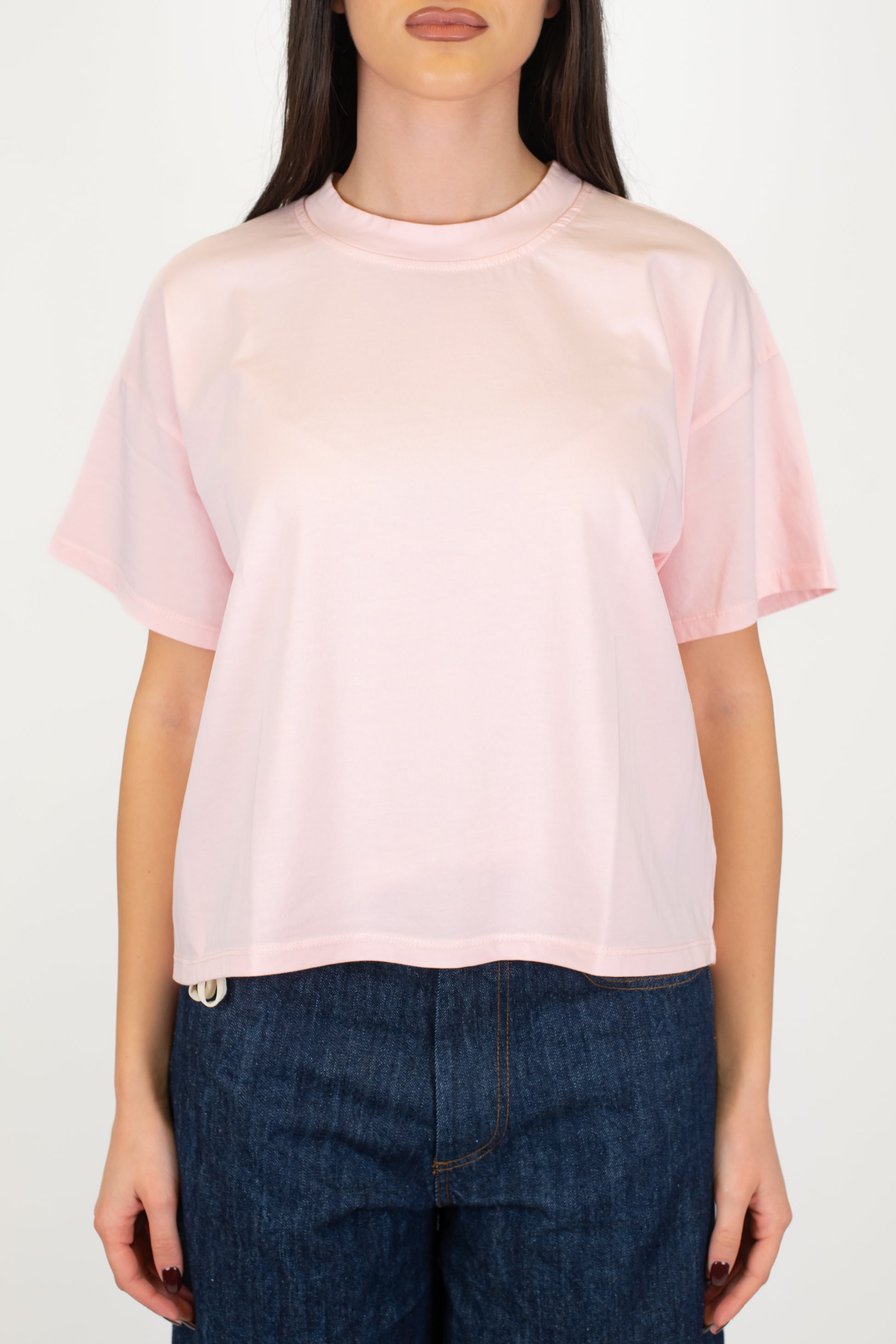 Haveone - T-shirt basic girocollo a scatola