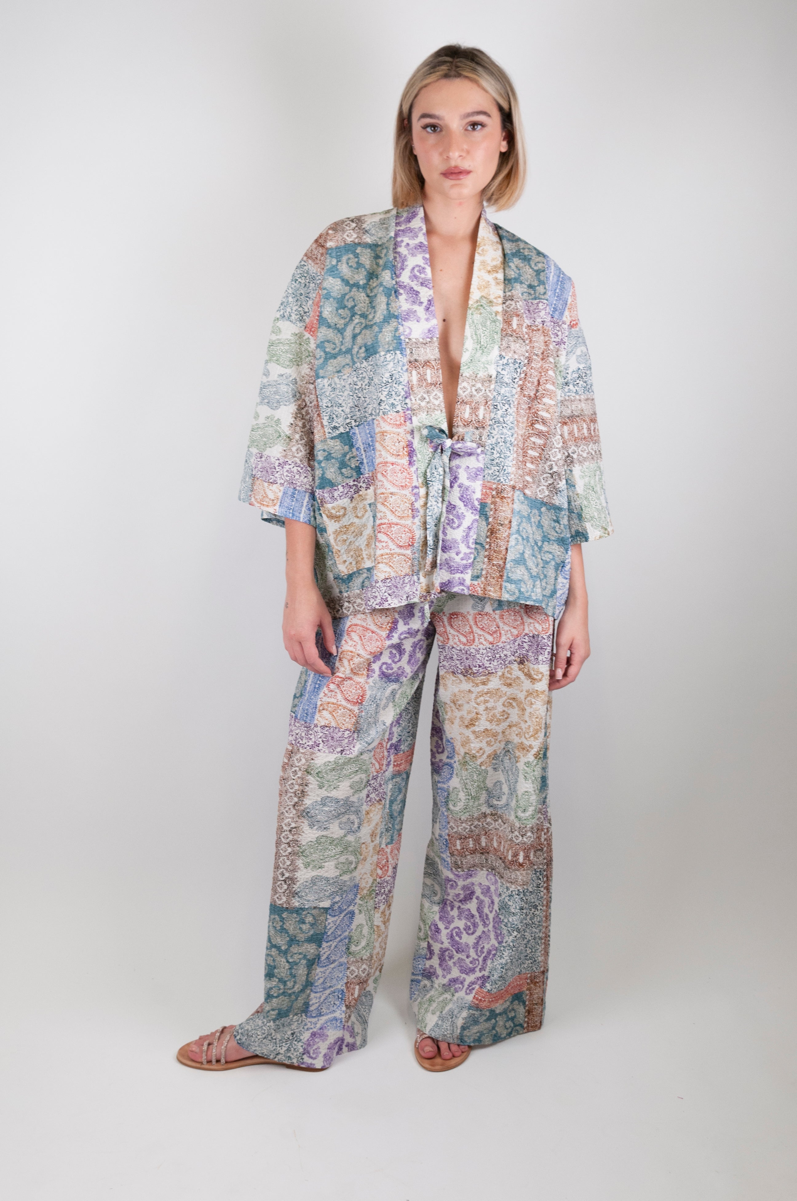 Tensione in - Kimono fantasia in cotone