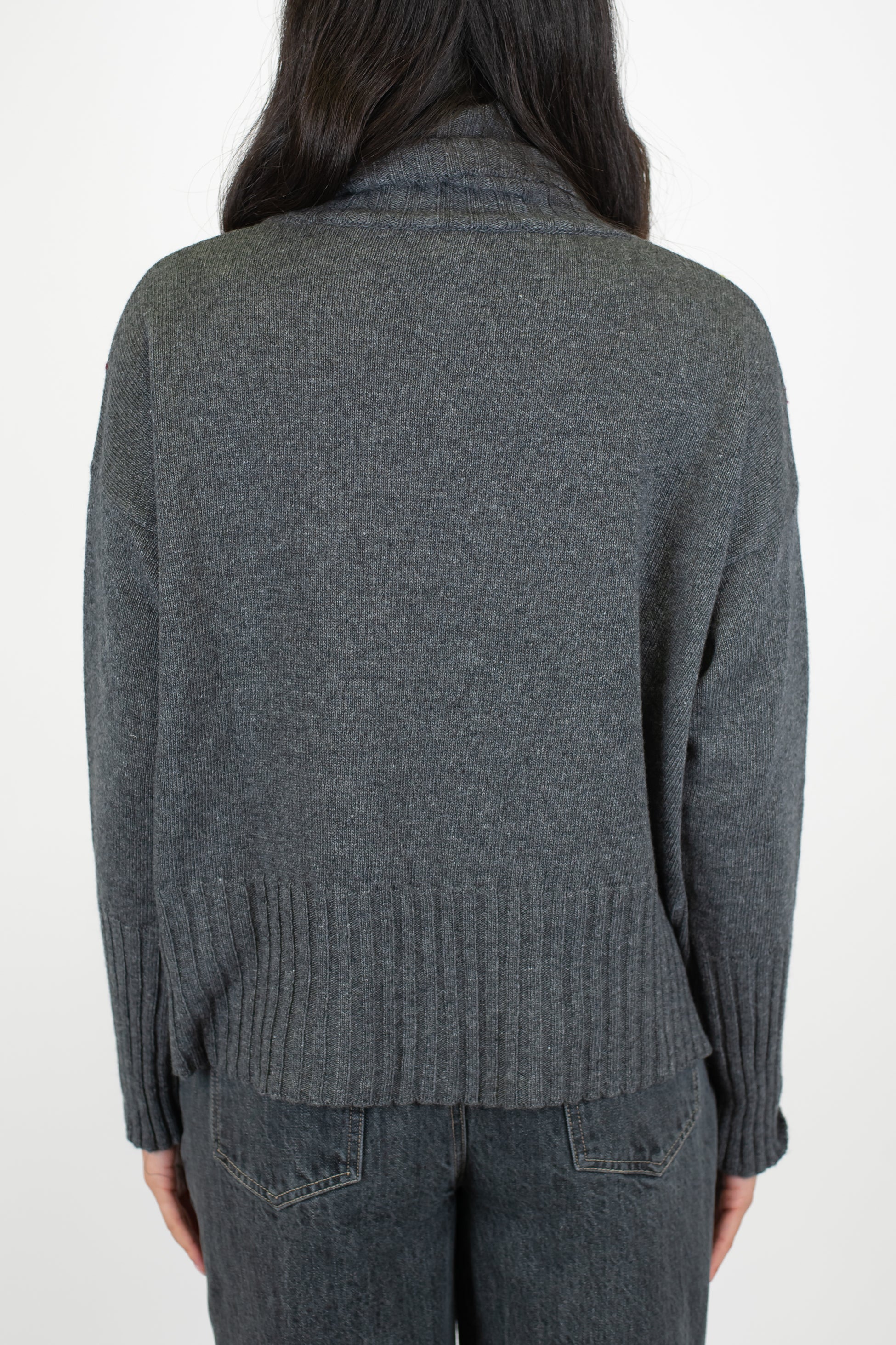 Tensione in - Dolcevita fantasia rombi a contrasto