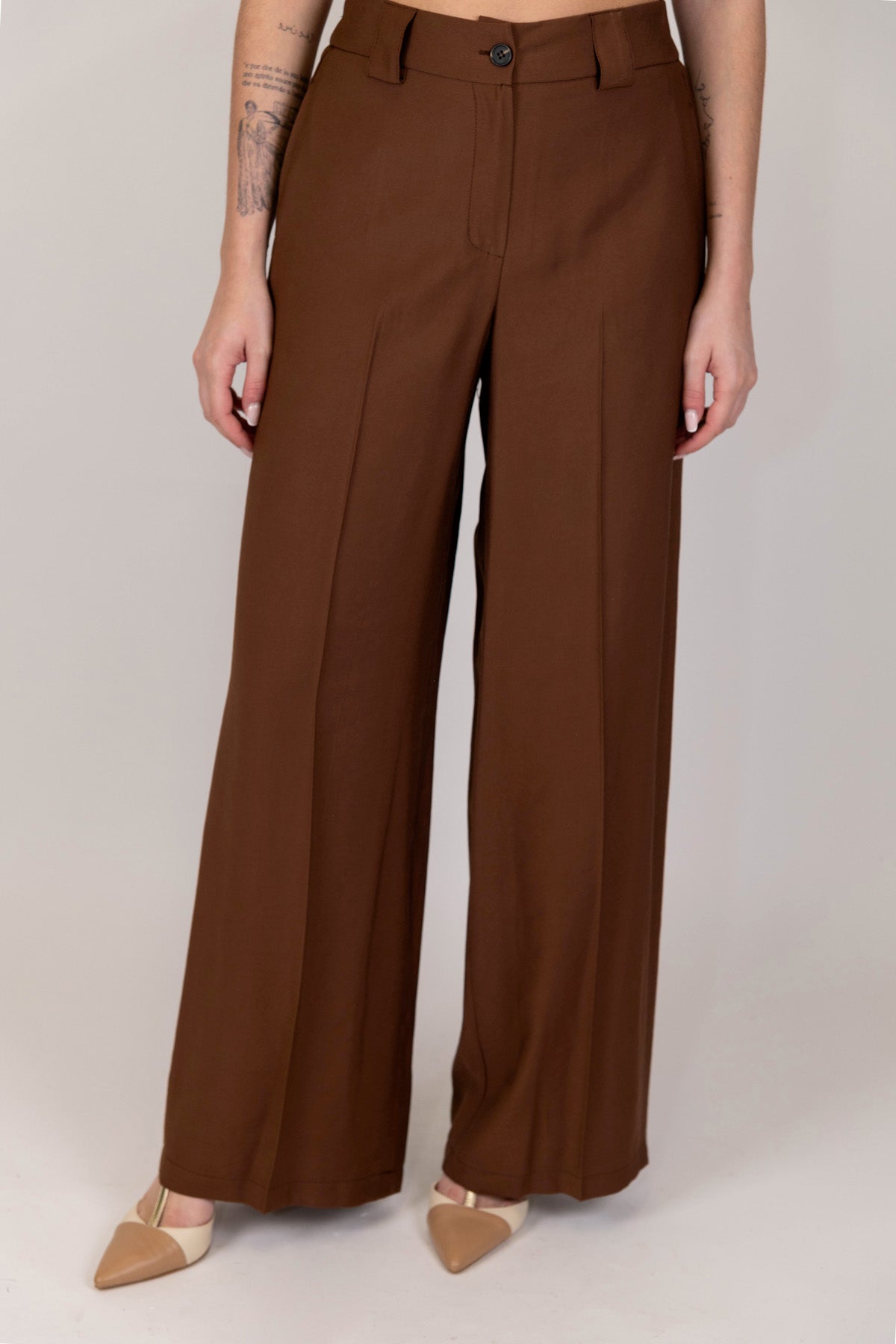 Tensione in - Coordinato gilet e pantalone palazzo