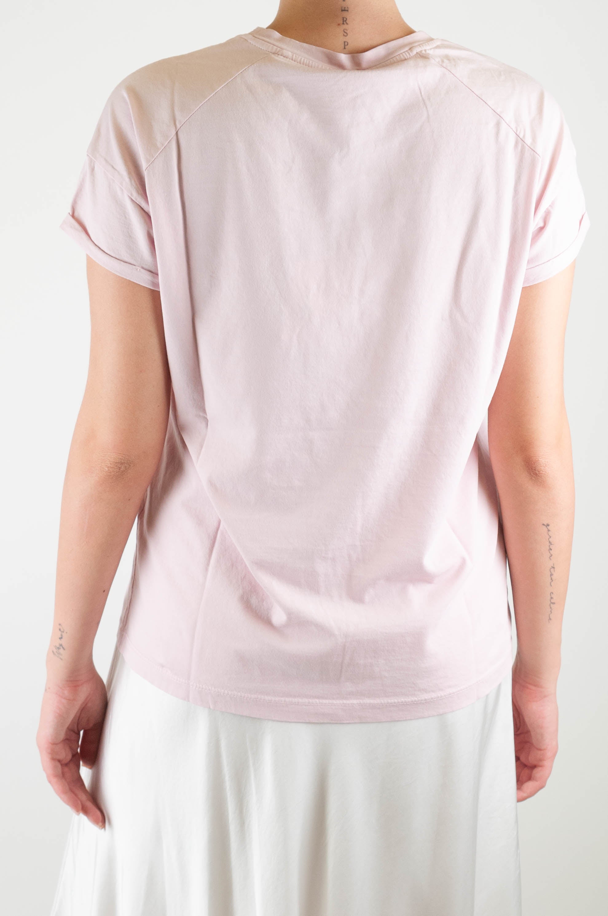 Tensione in - T-shirt basic girocollo in cotone