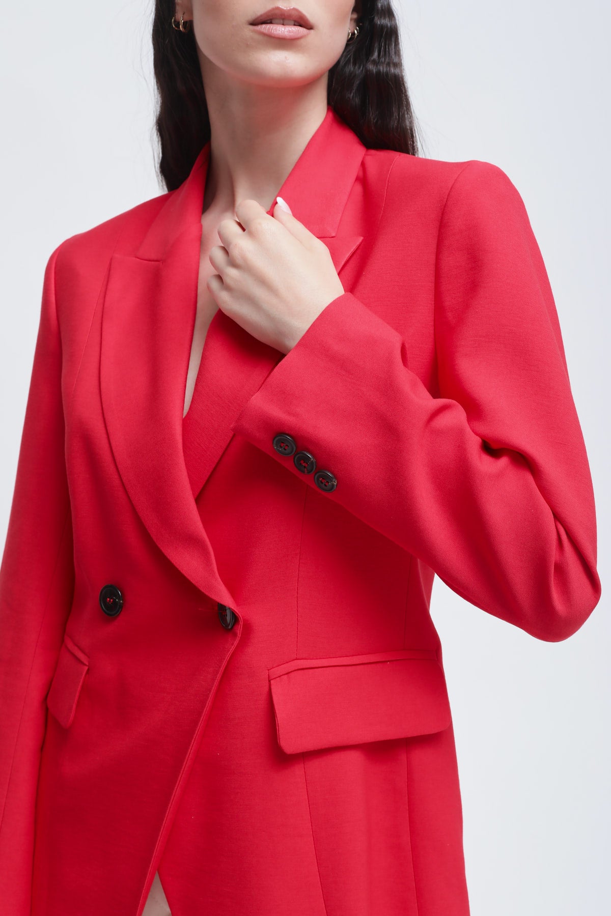 Maryley - Giacca doppiopetto con rever a lancia