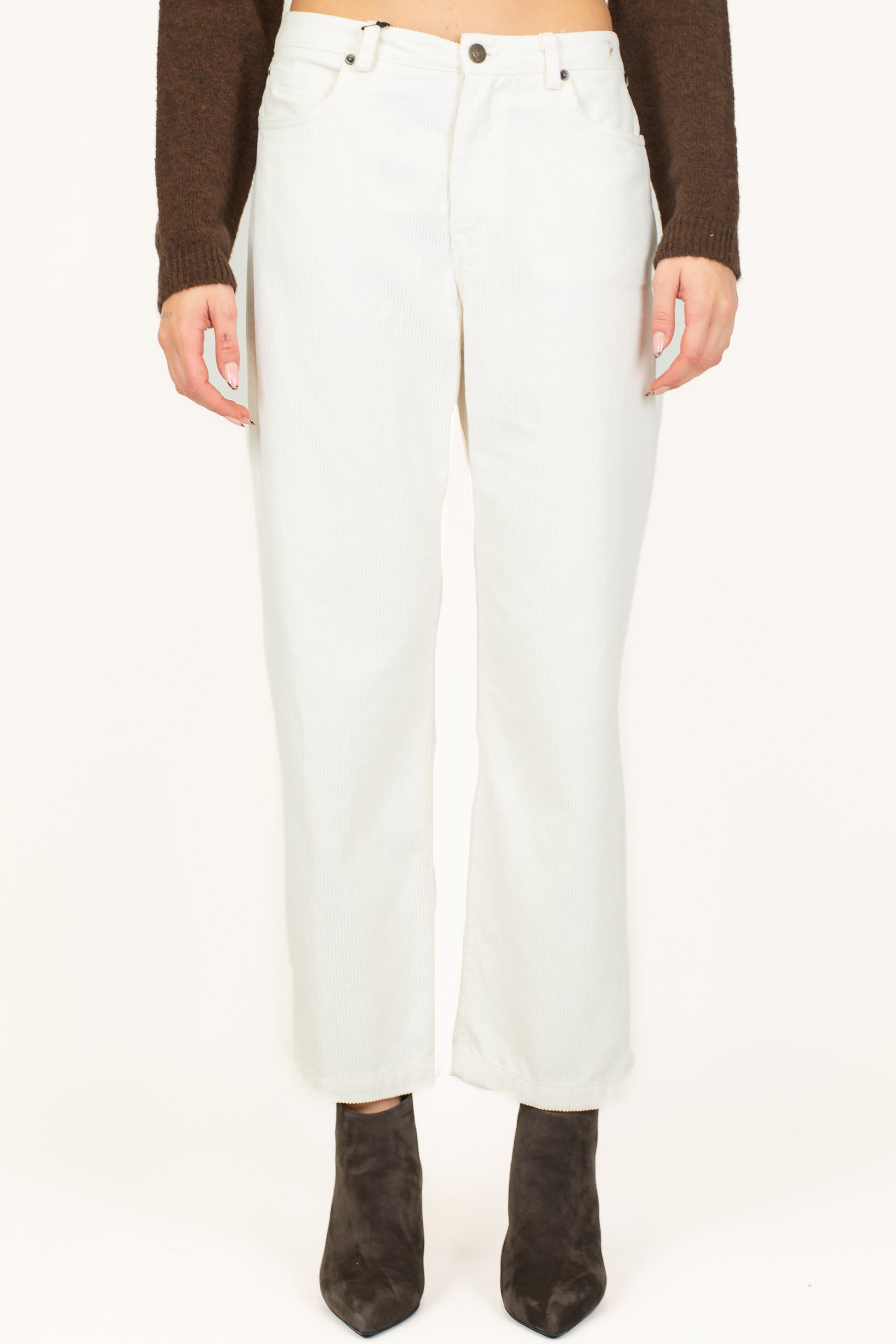 Tensione in - Pantalone in velluto millerighe regular modello Tom