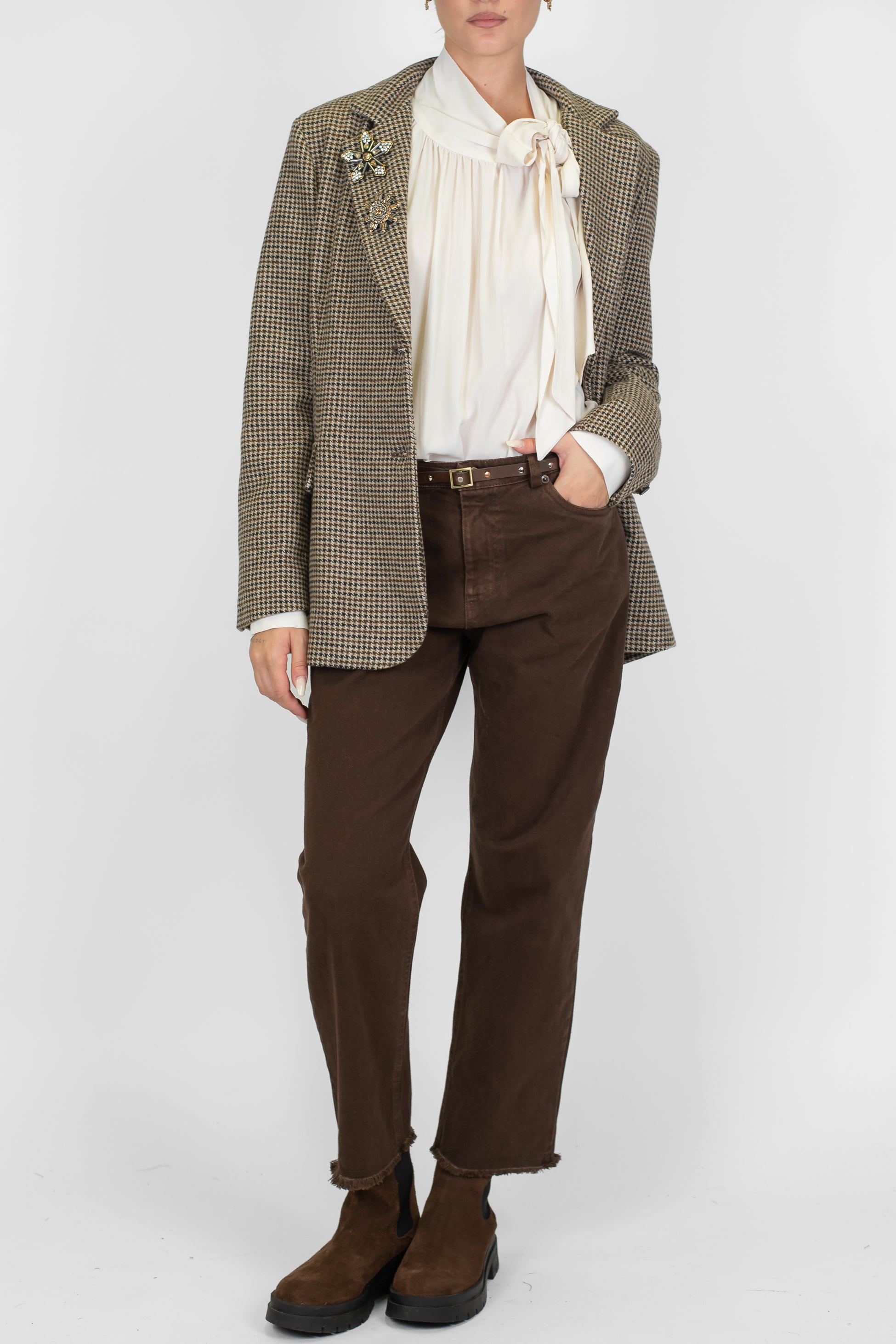 Tensione in - Pantalone regular in denim colorato