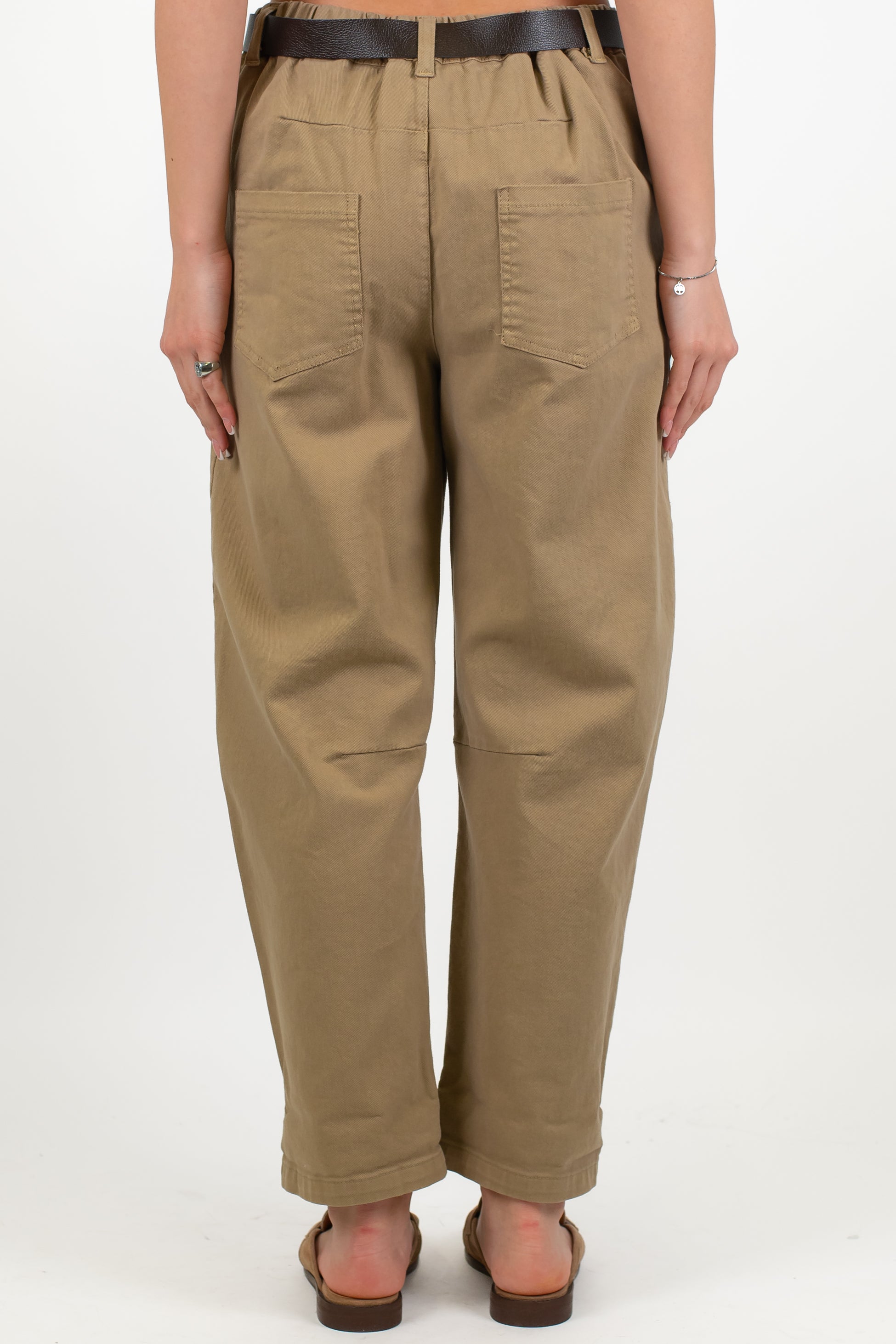 Haveone - Pantalone balloon con elastico sul retro
