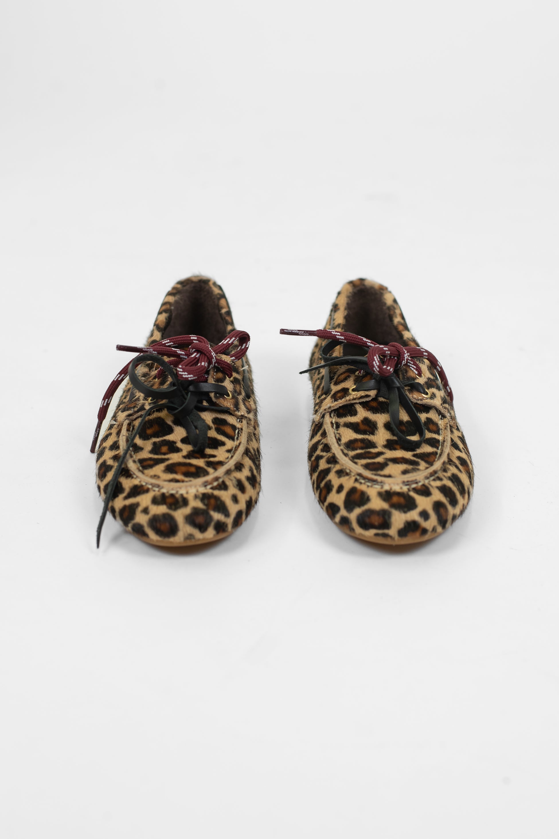 Ovyé - Mocassino in cavallino spazzolato maculato con lacci