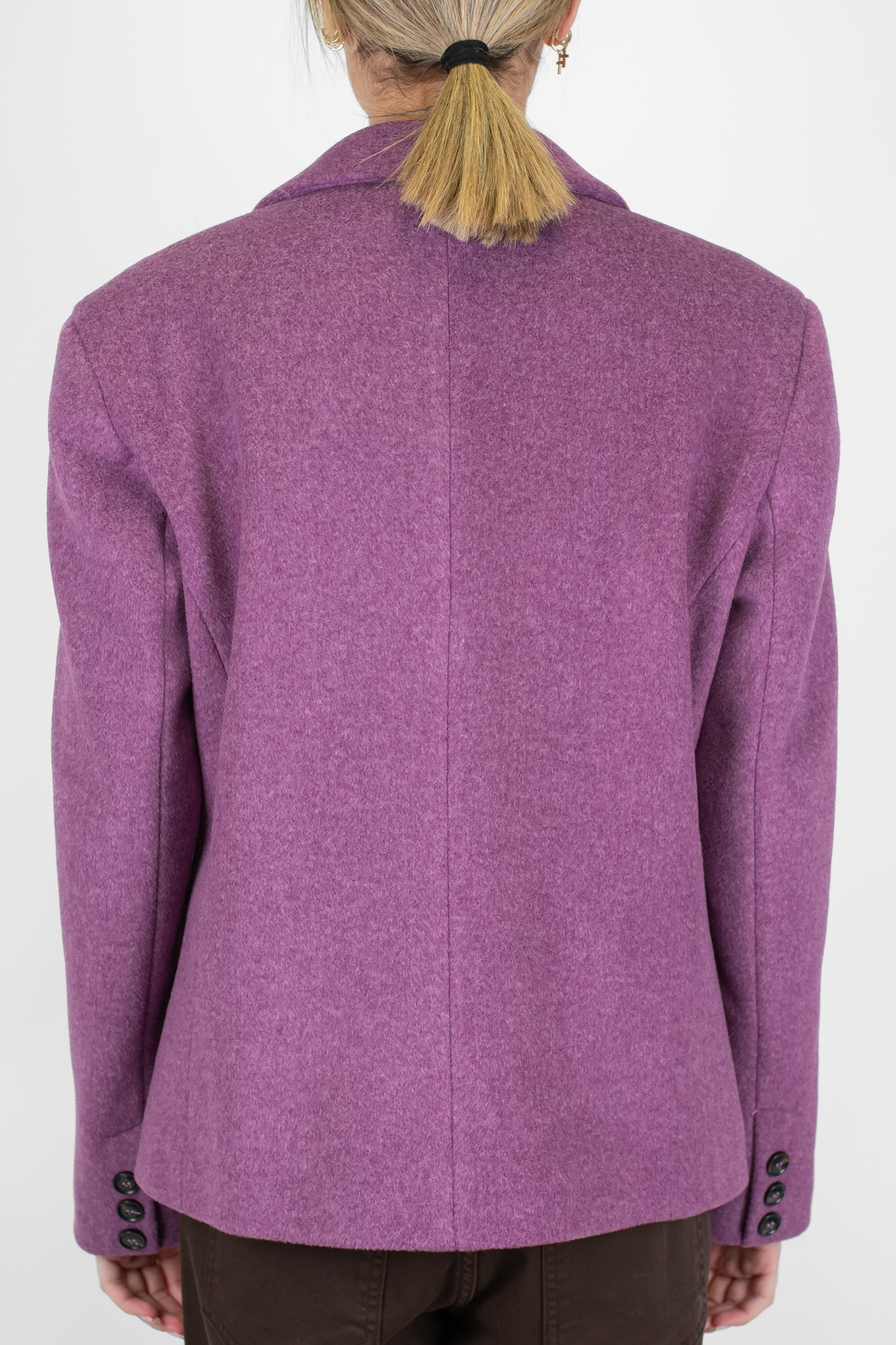 Motel - Giacca doppiopetto tinta unita