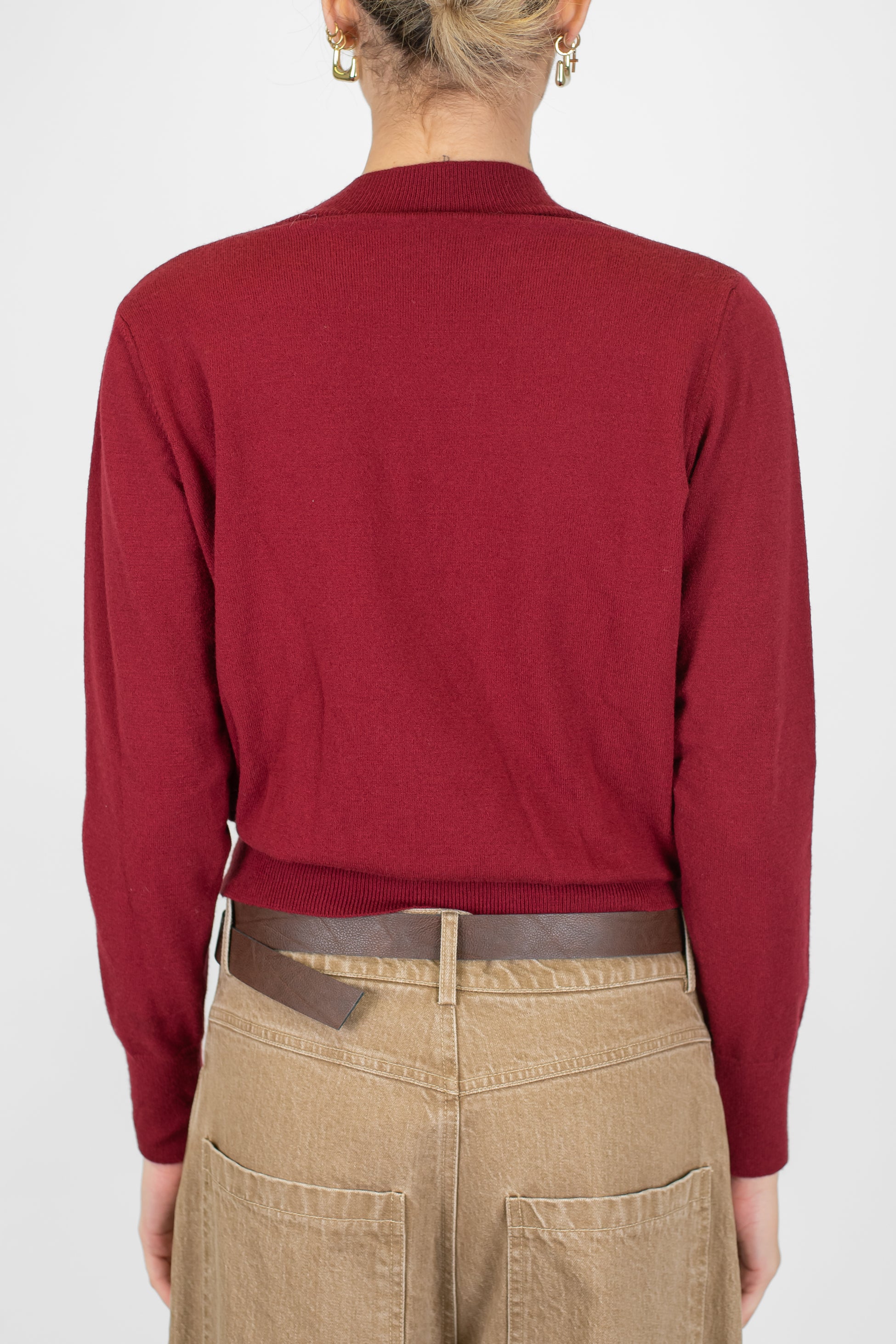 Motel - Maglia scollo a V ad incrocio