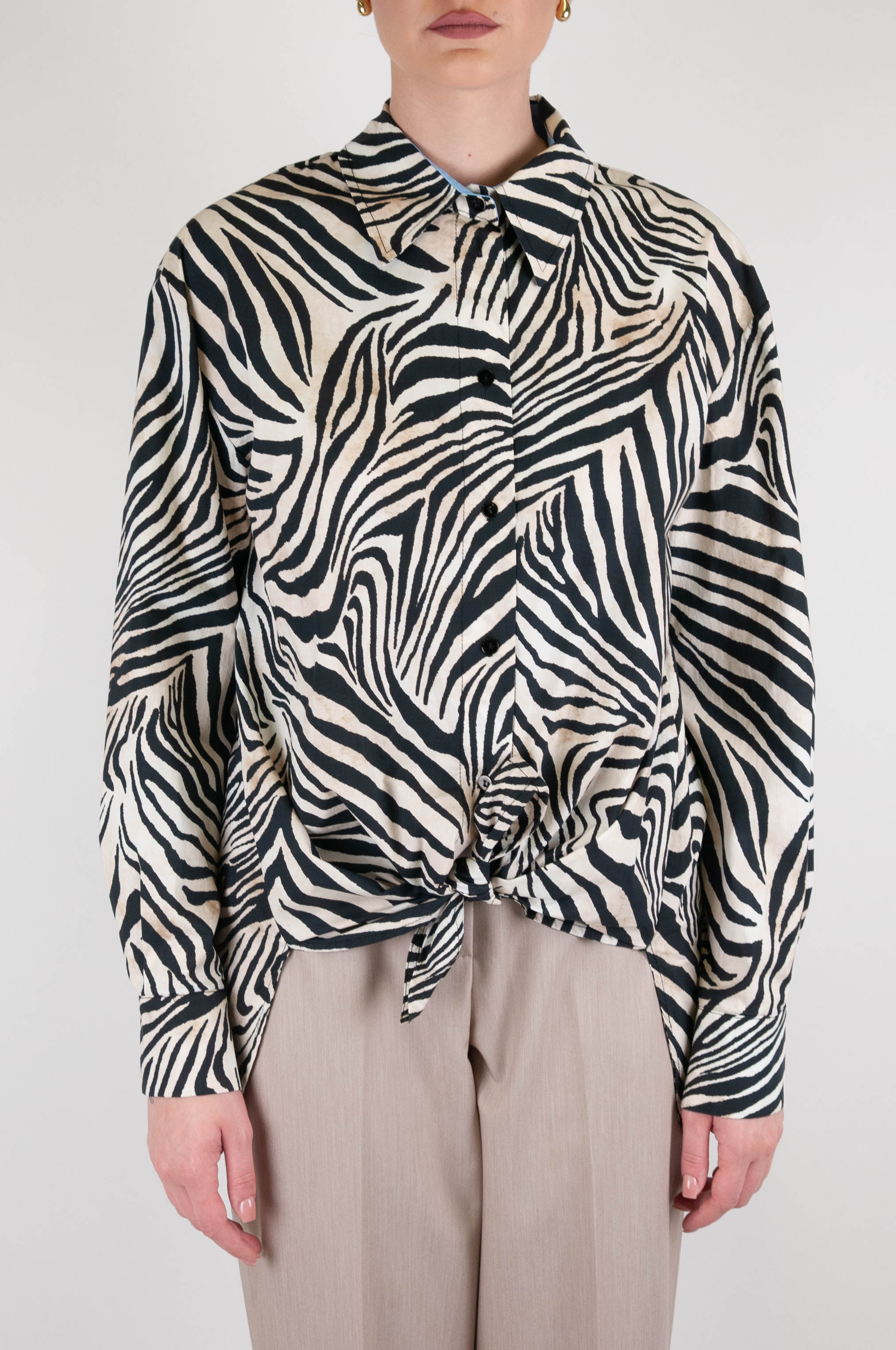 Tension in - Zebra animalier patterned shirt