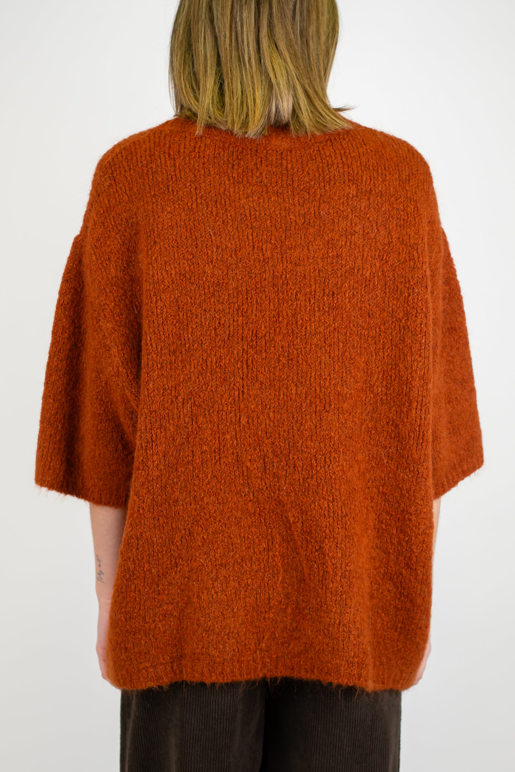Haveone - Maglia over in mohair manica 3/4