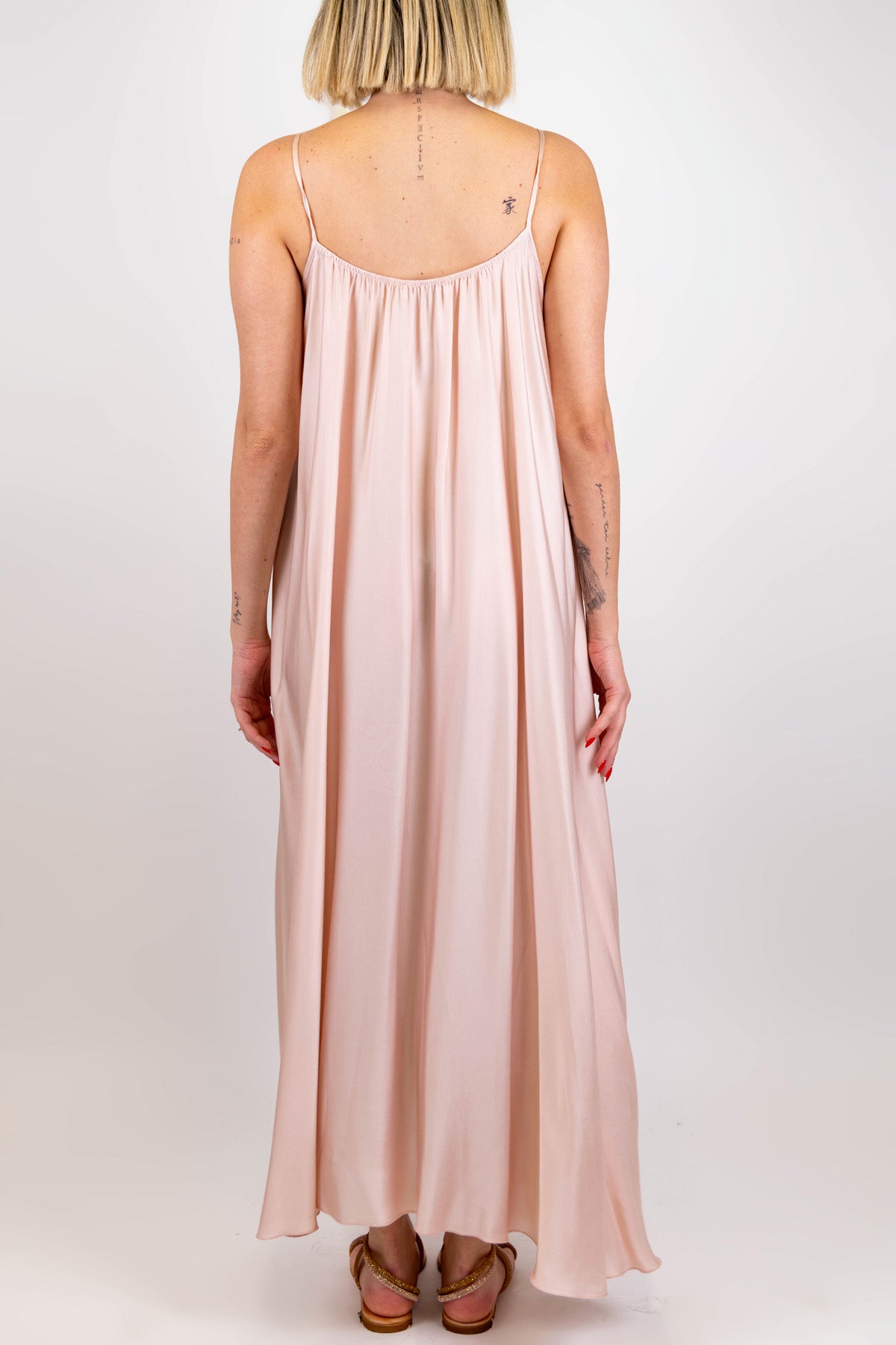 Motel - Abito lungo in viscosa con bretelline