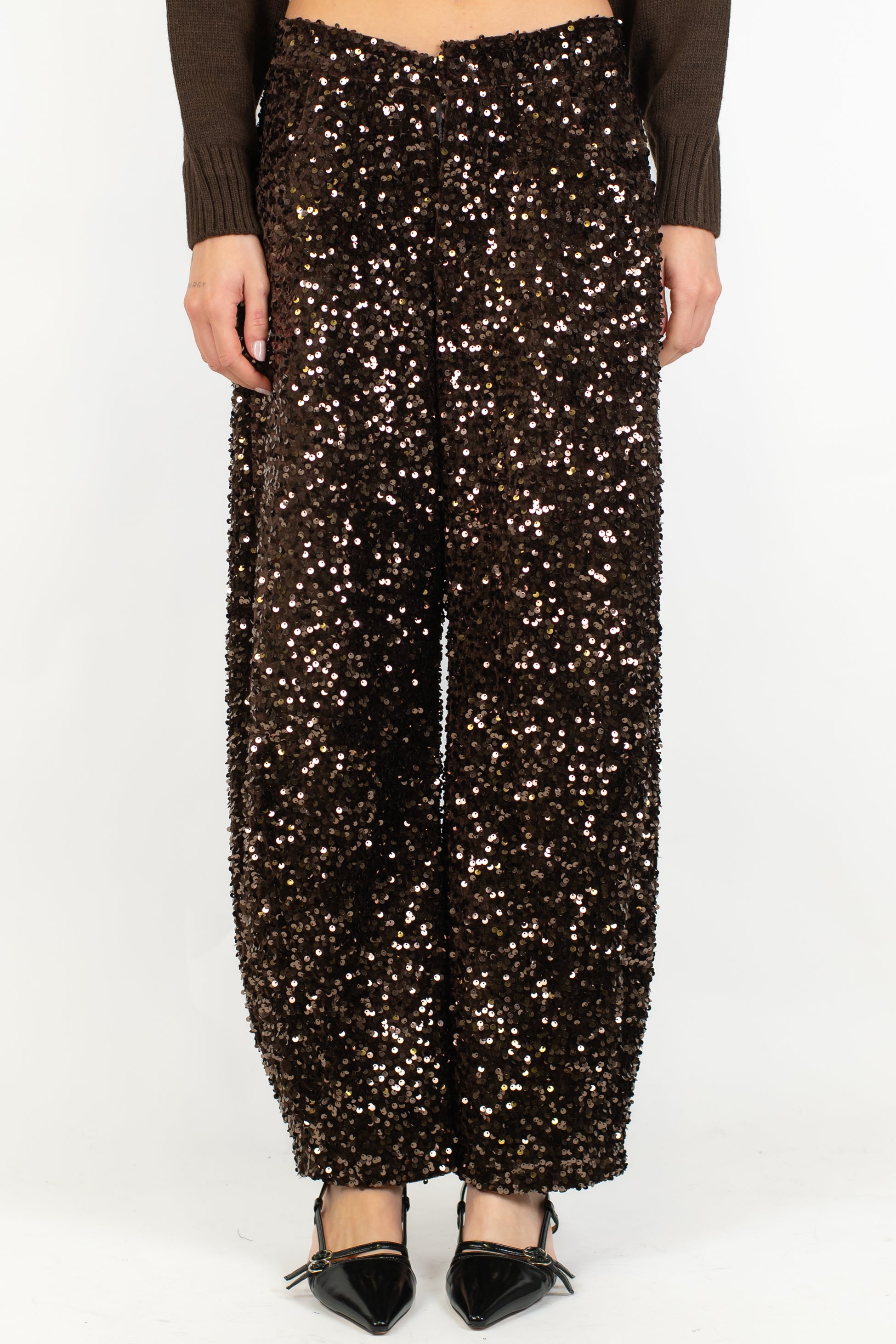 Tensione in - Pantalone balloon paillettes