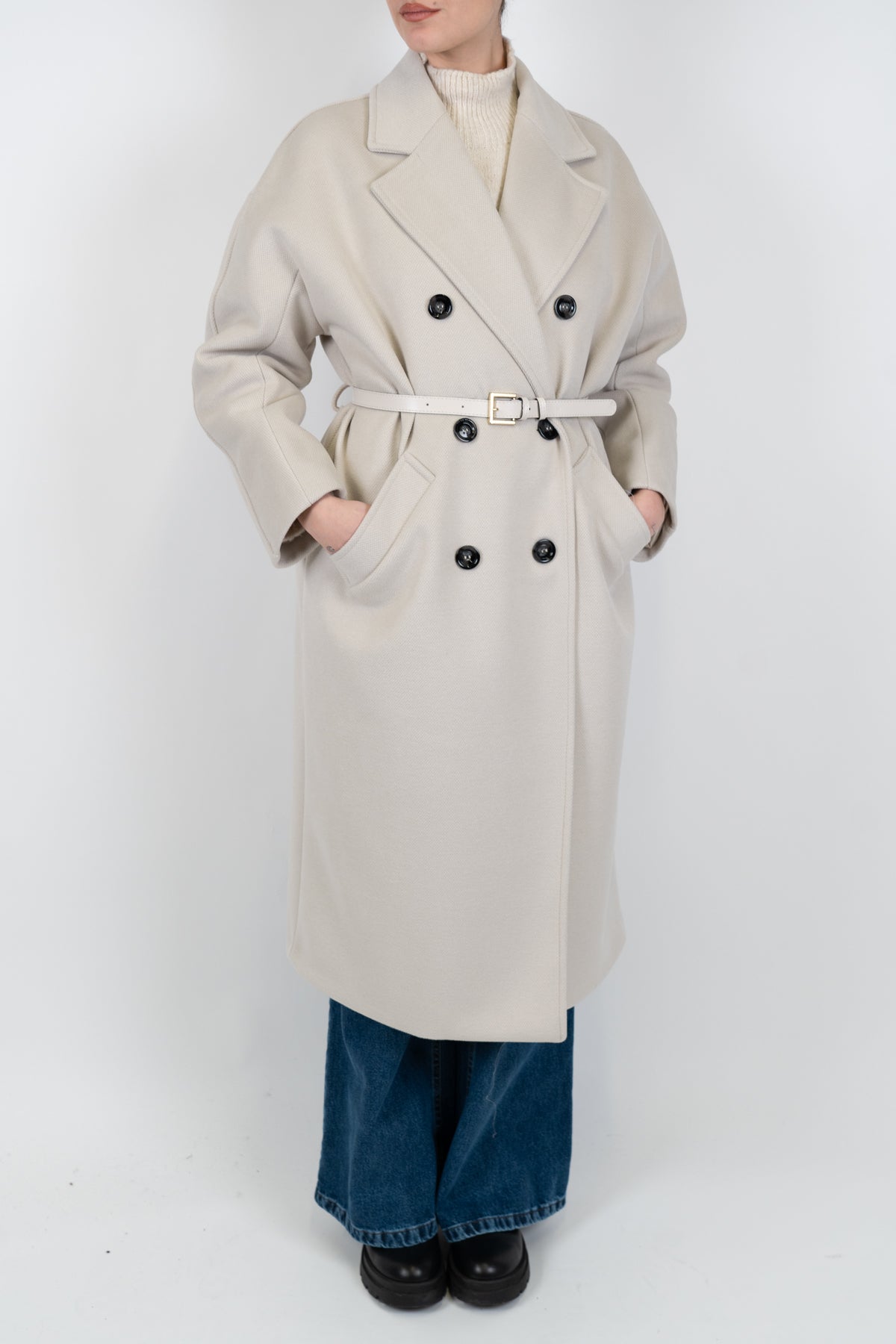 Imperial - Cappotto oversize doppiopetto