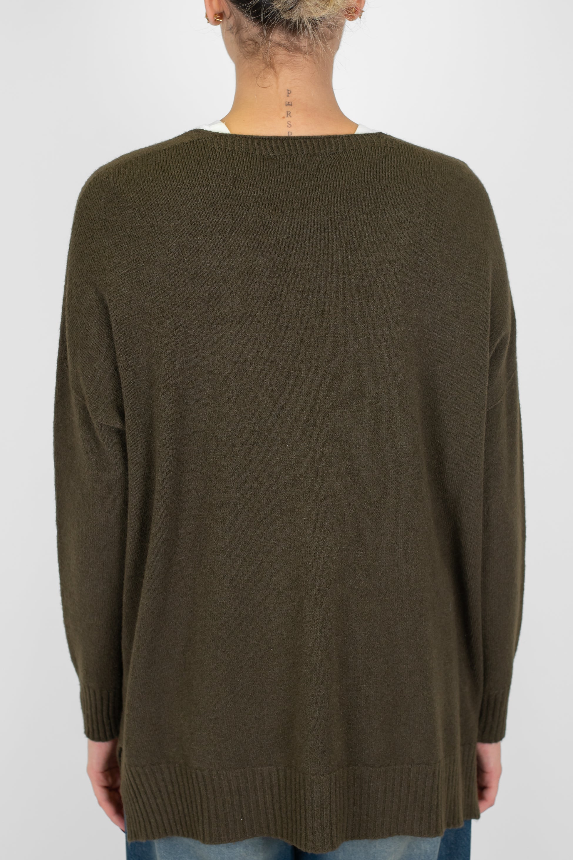 Maryley - Cardigan over scollo a V