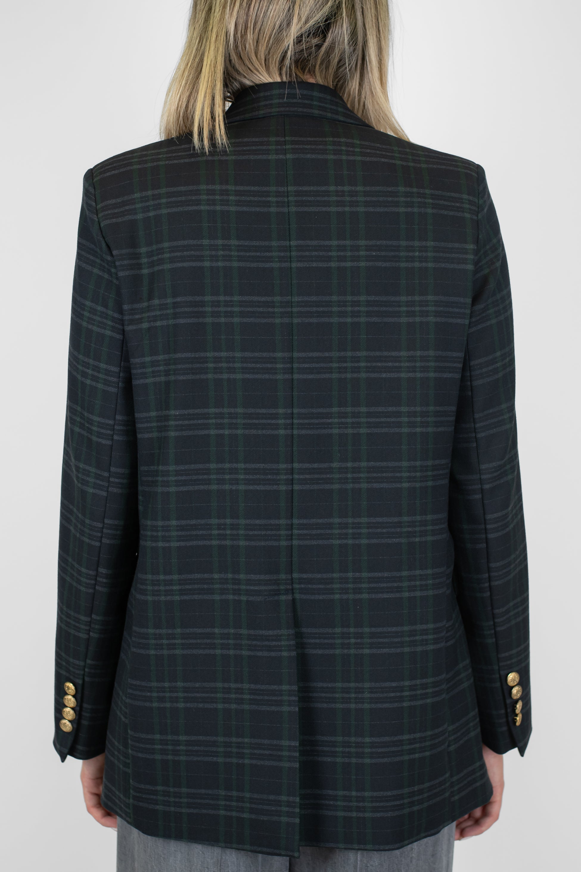 Motel - Blazer fantasia check con spille