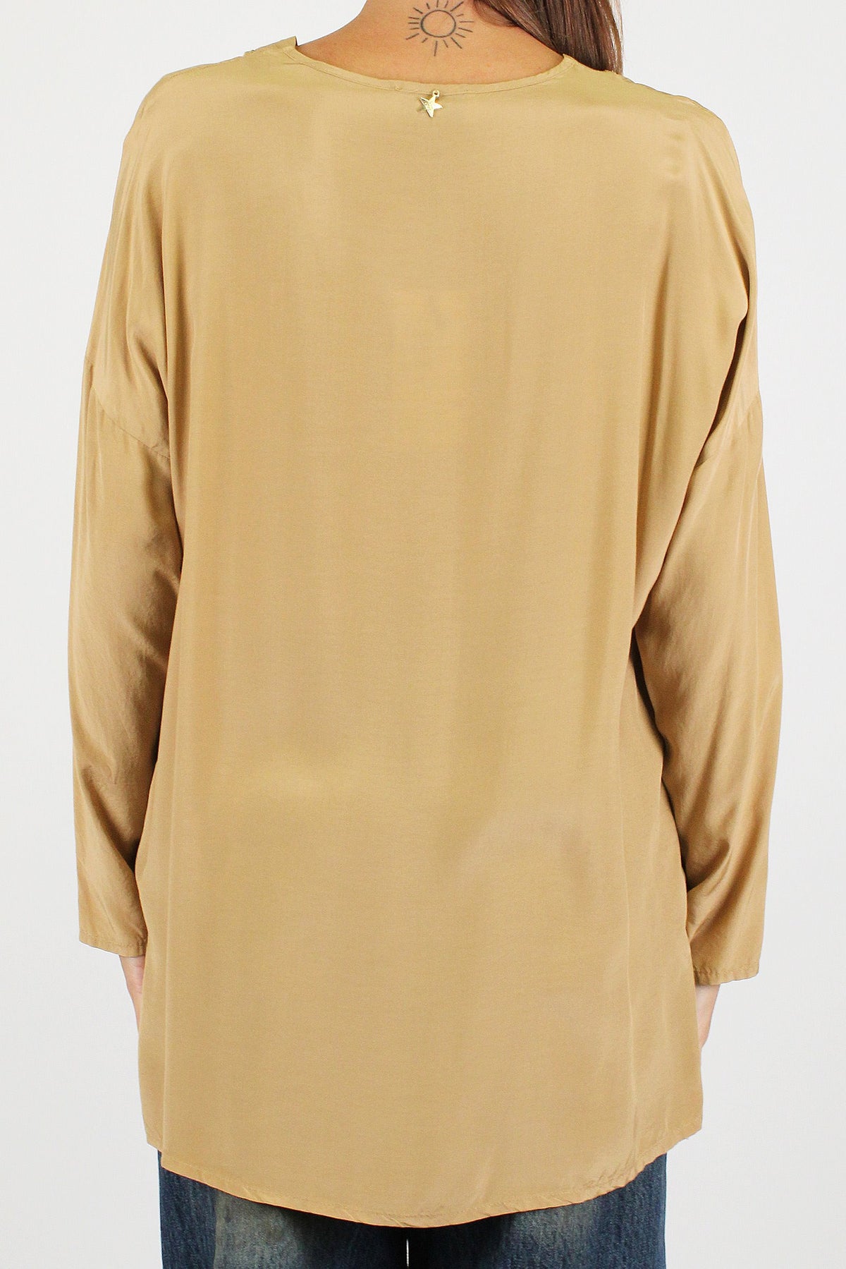 Souvenir - Blusa scollo a V in viscosa
