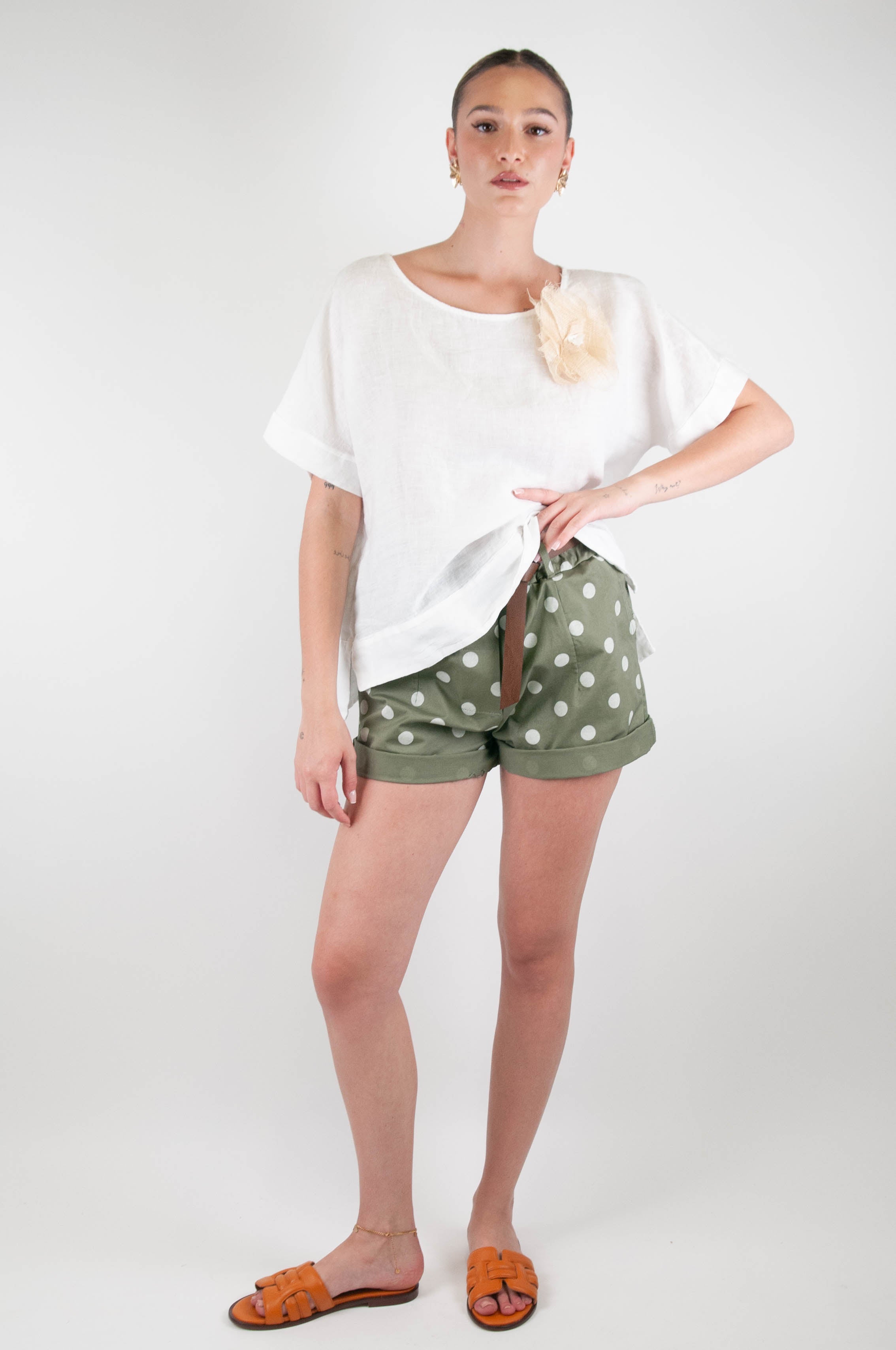 Motel - Shorts fantasia pois