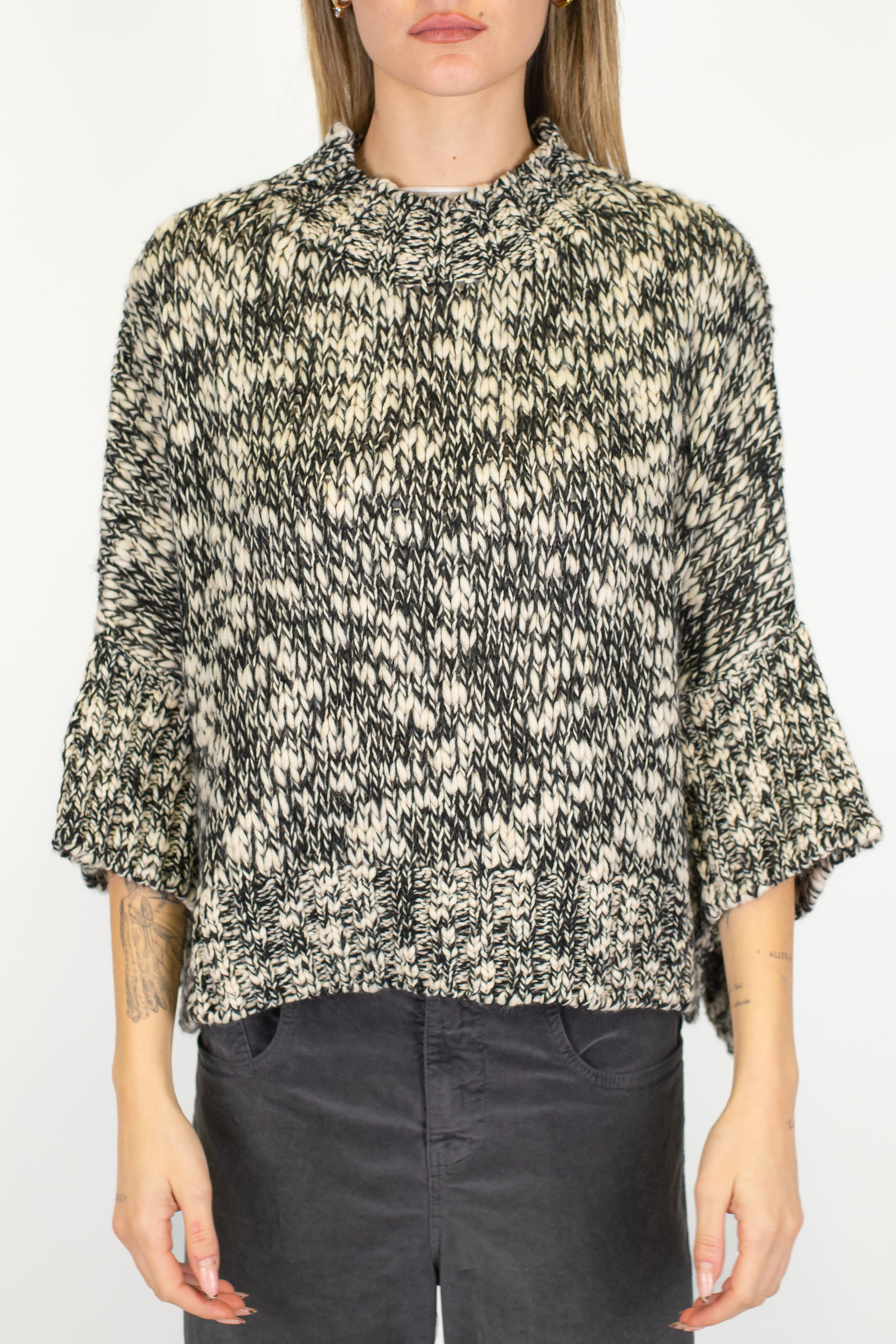 Motel - Maglia in misto lana manica 3/4