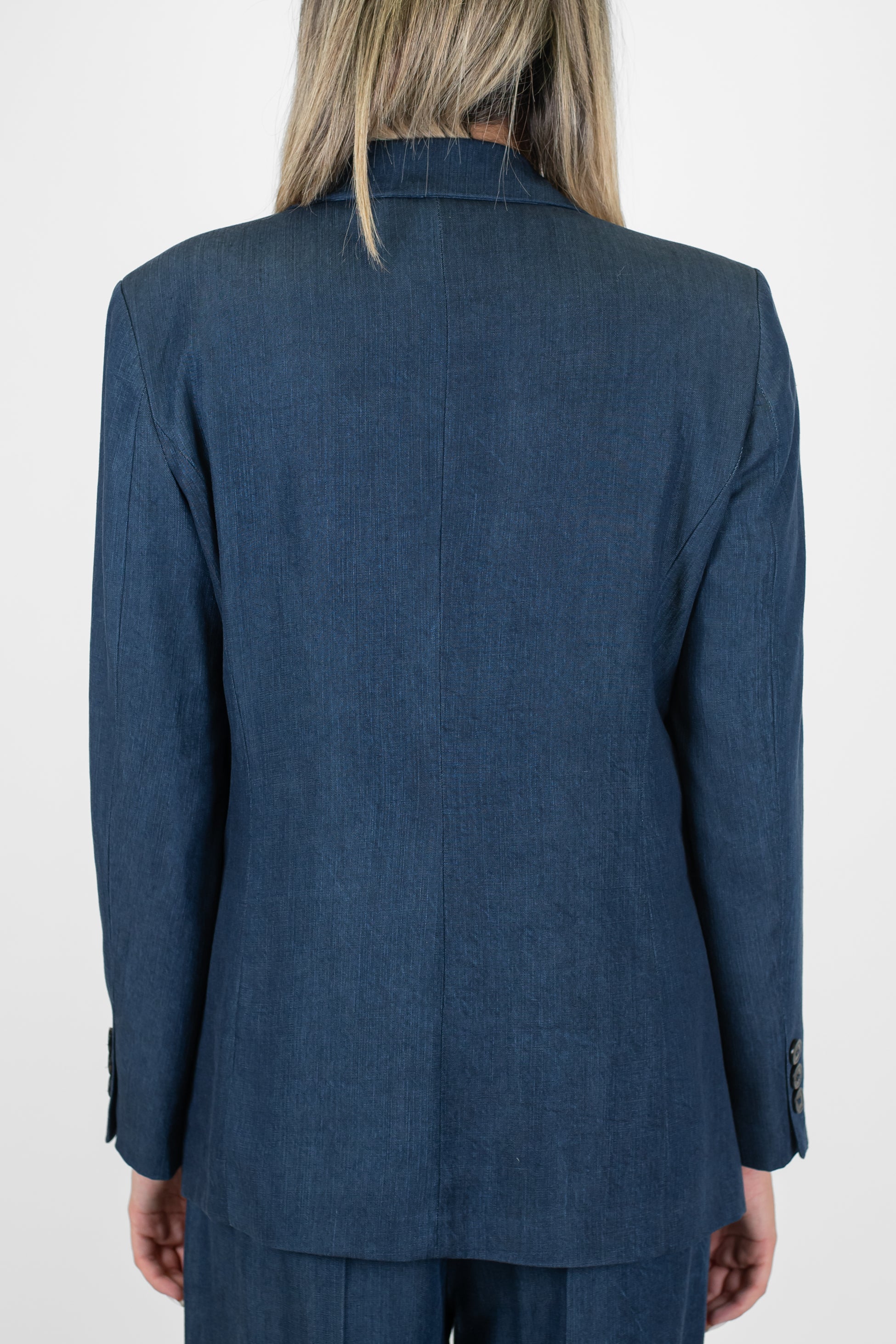 Maryley - Giacca monopetto in lyocell con taschino