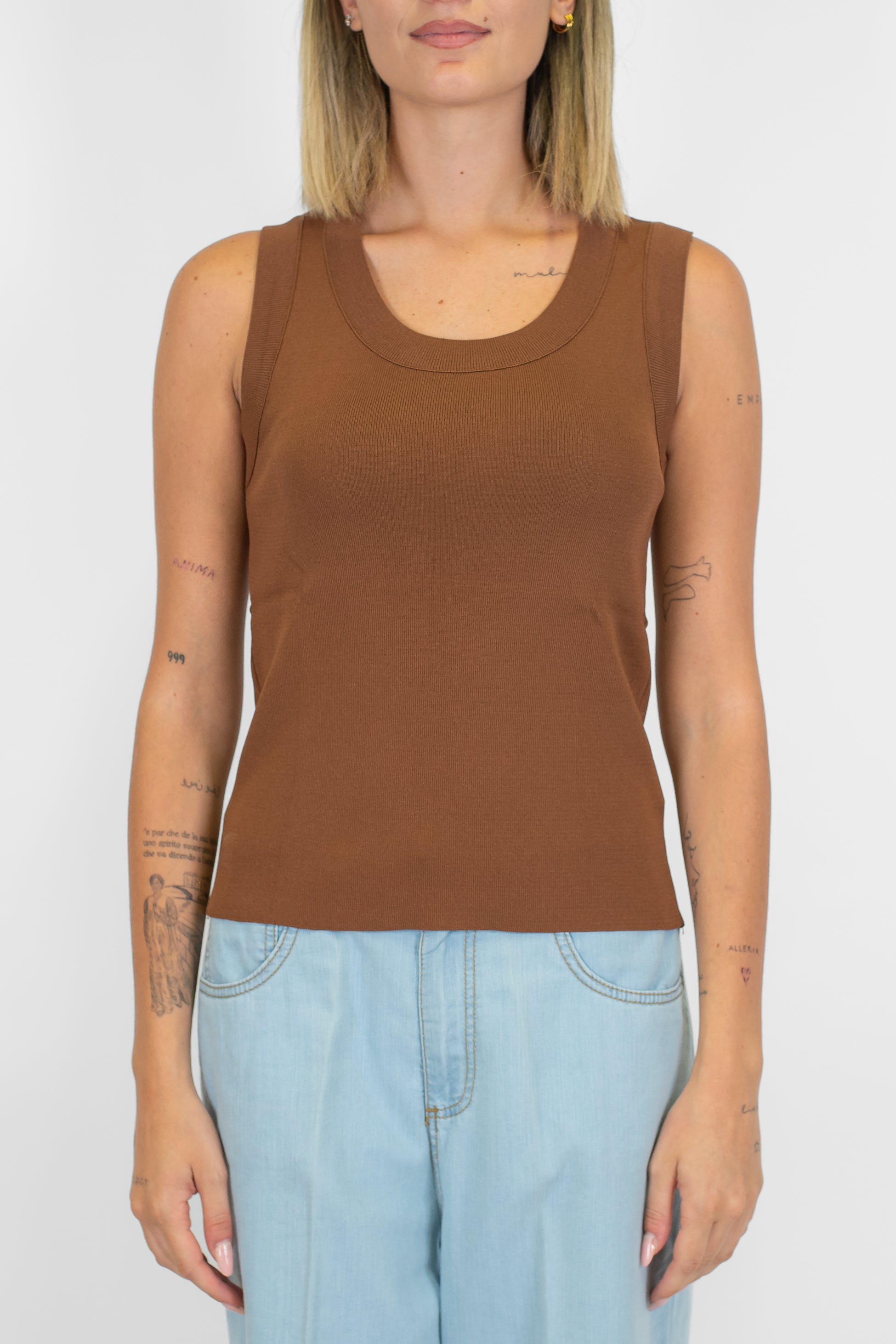 Tensione in - Canotta in maglia