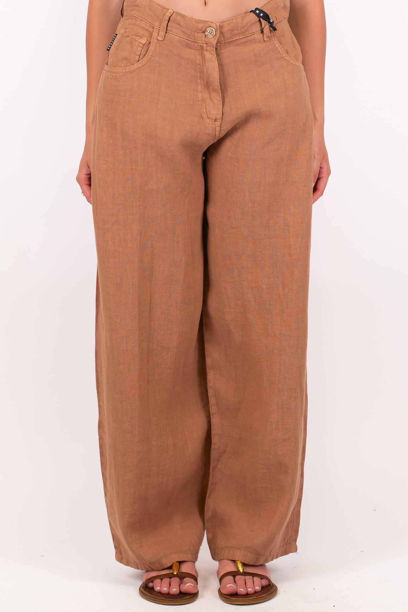 Haveone - Pantalone in puro lino modello BELLA