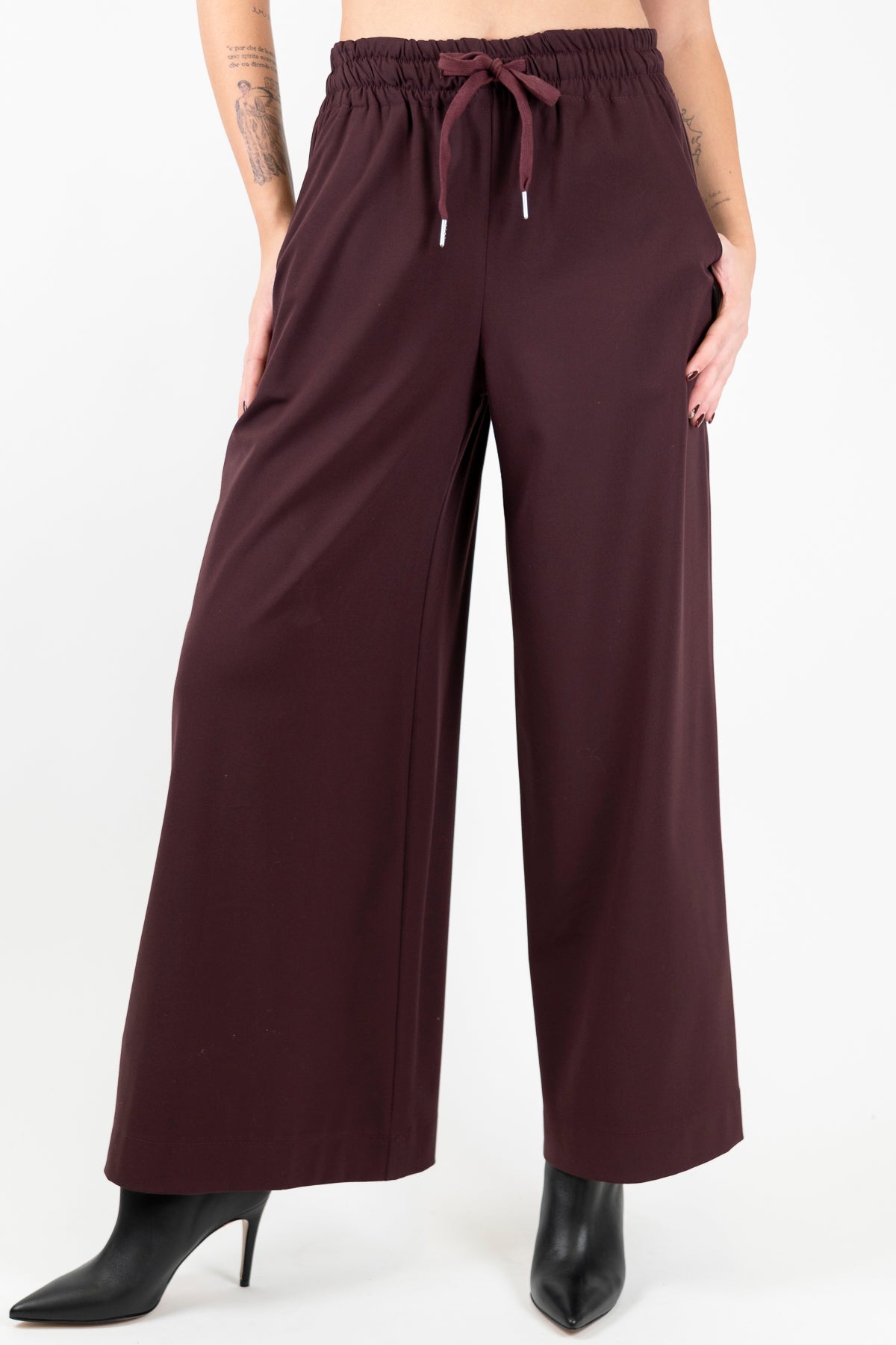 Tensione in - Pantalone palazzo con coulisse