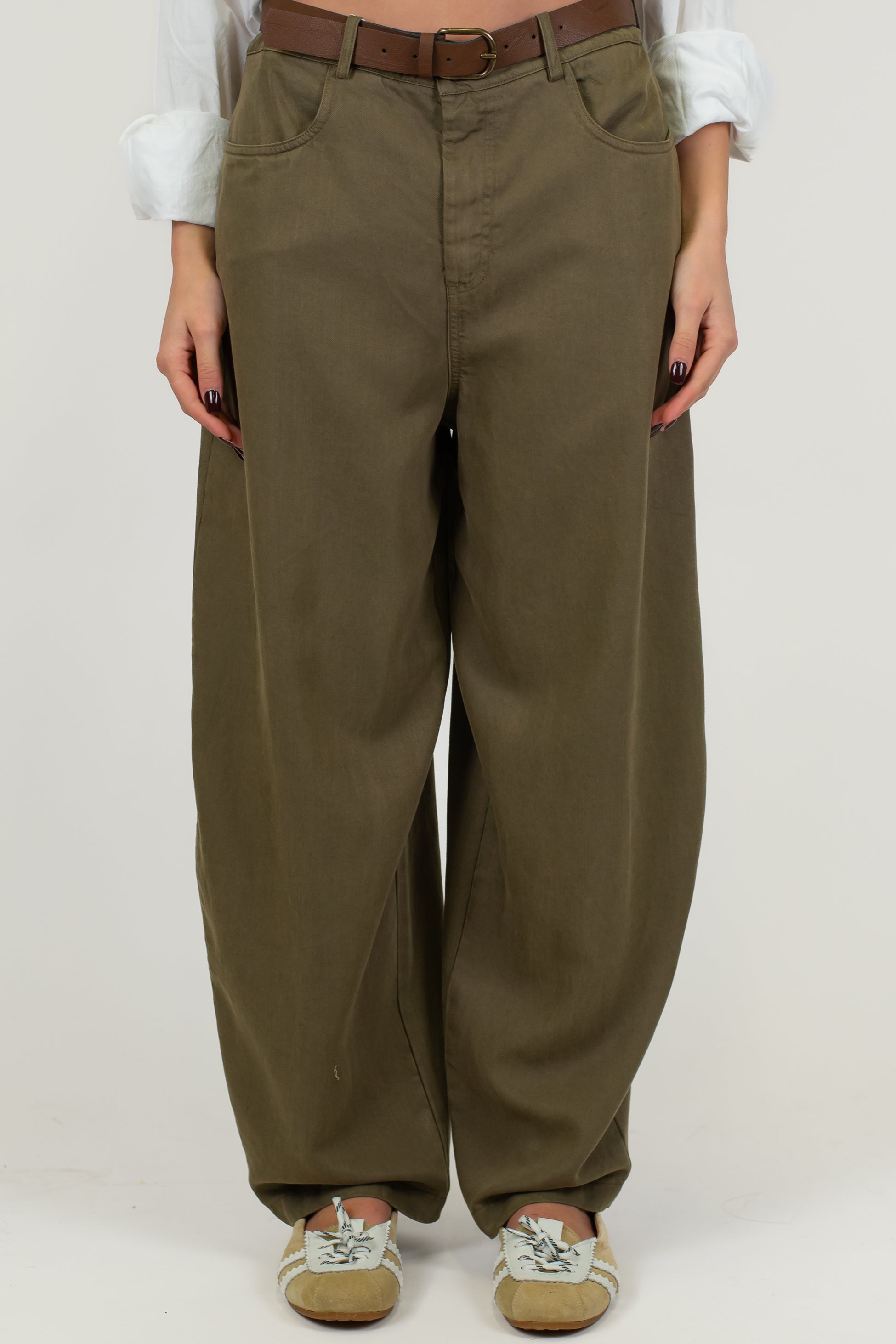 Motel - Pantalone balloon in lyocell