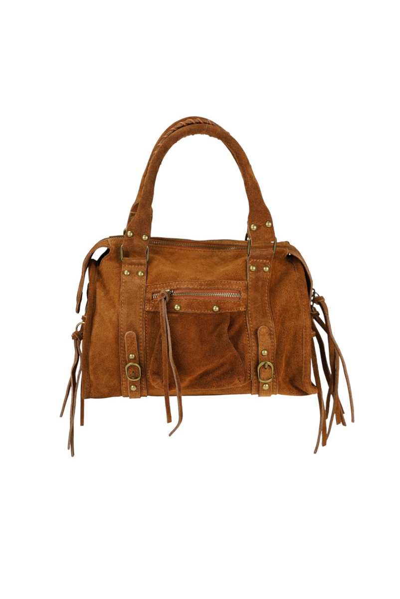 Borsa grande in camoscio