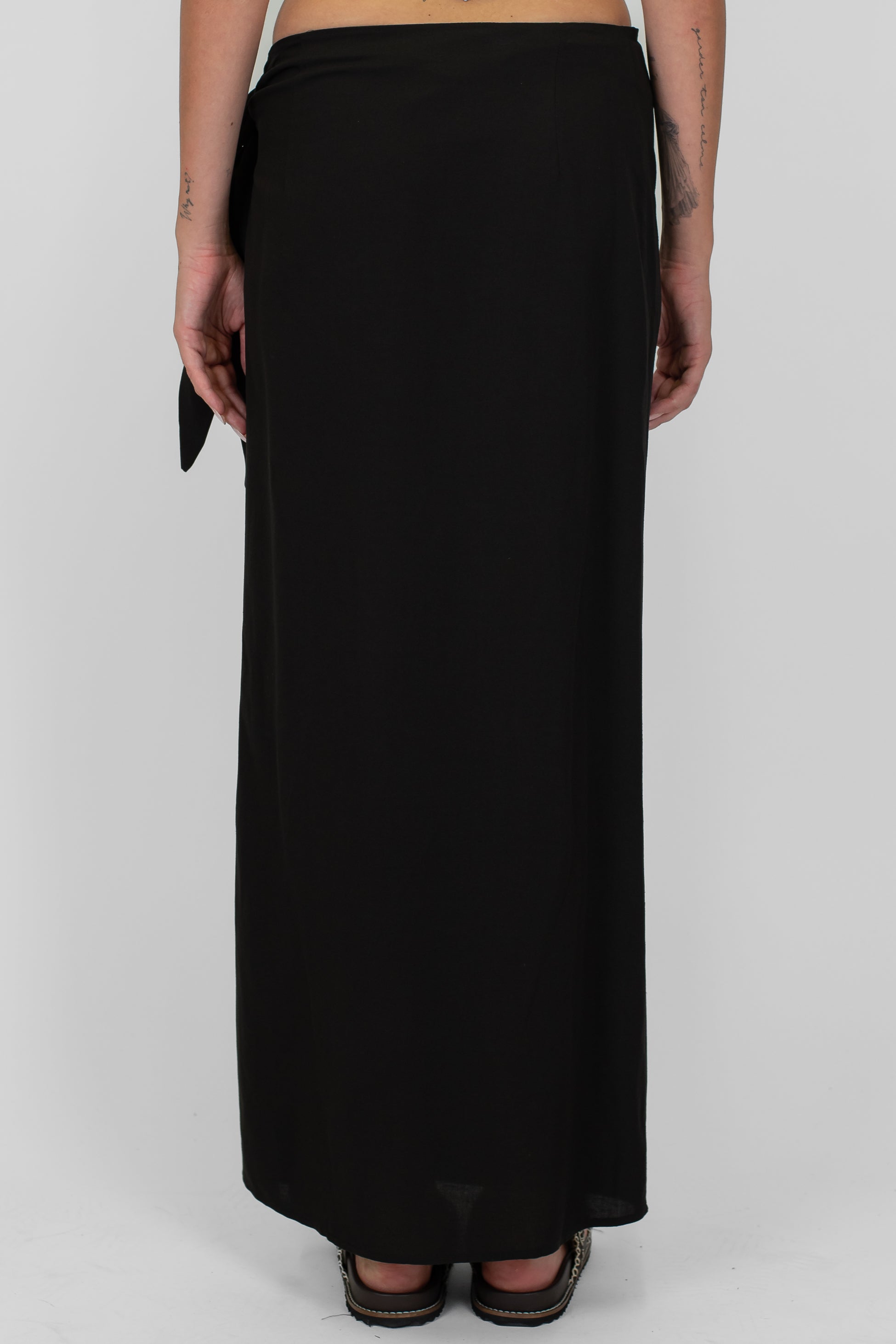 Tensione in - Gonna pareo in misto viscosa e lino