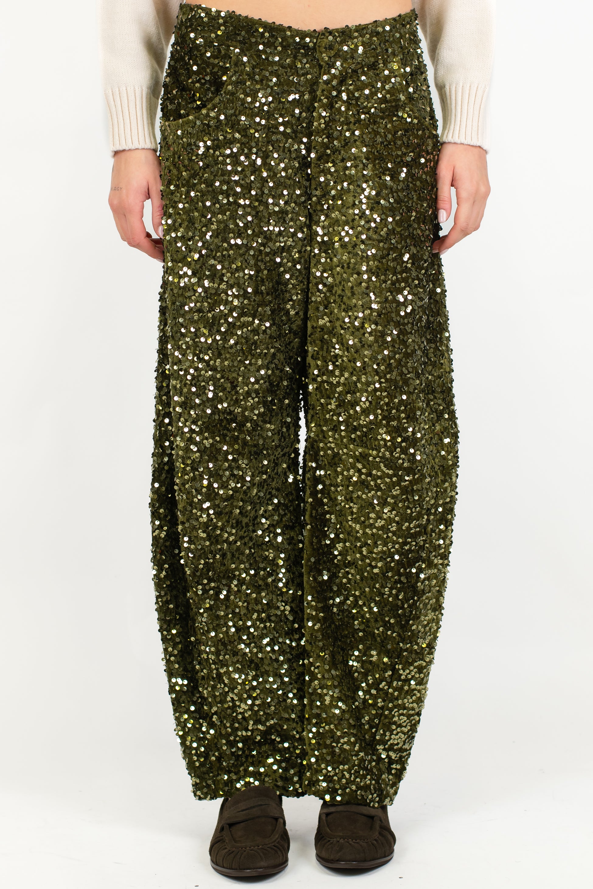 Tensione in - Pantalone balloon paillettes