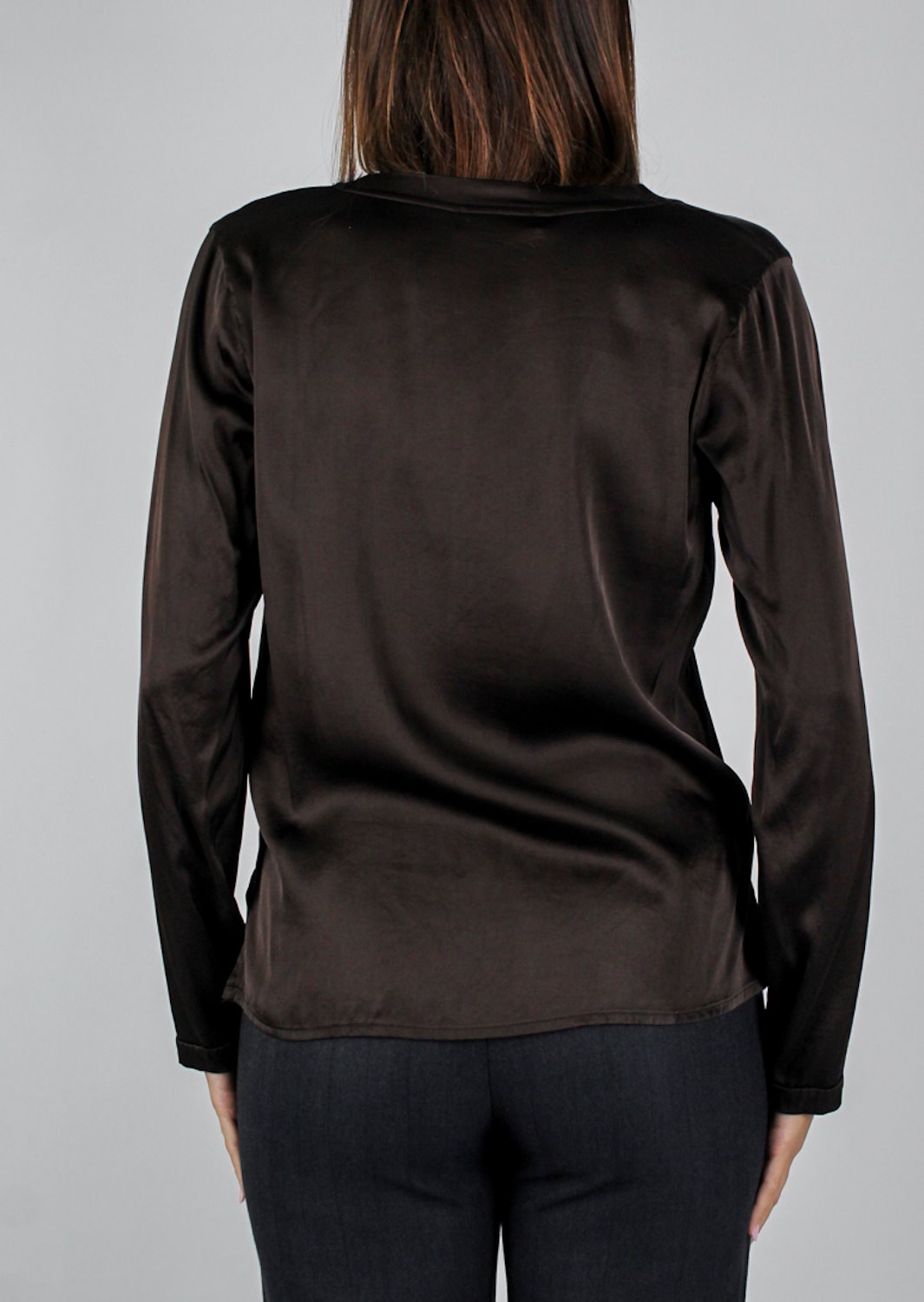 Maryley - Shirt scollo a V in viscosa