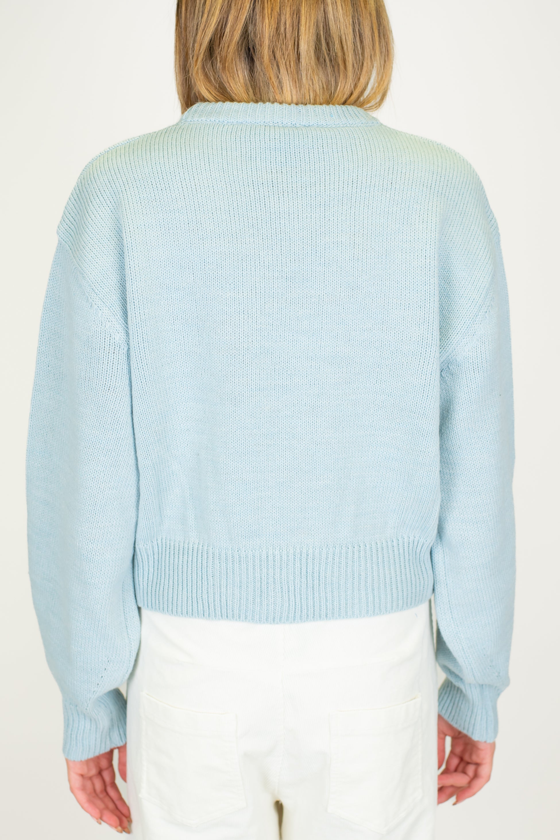 Maryley - Maglia in misto lana con scritta