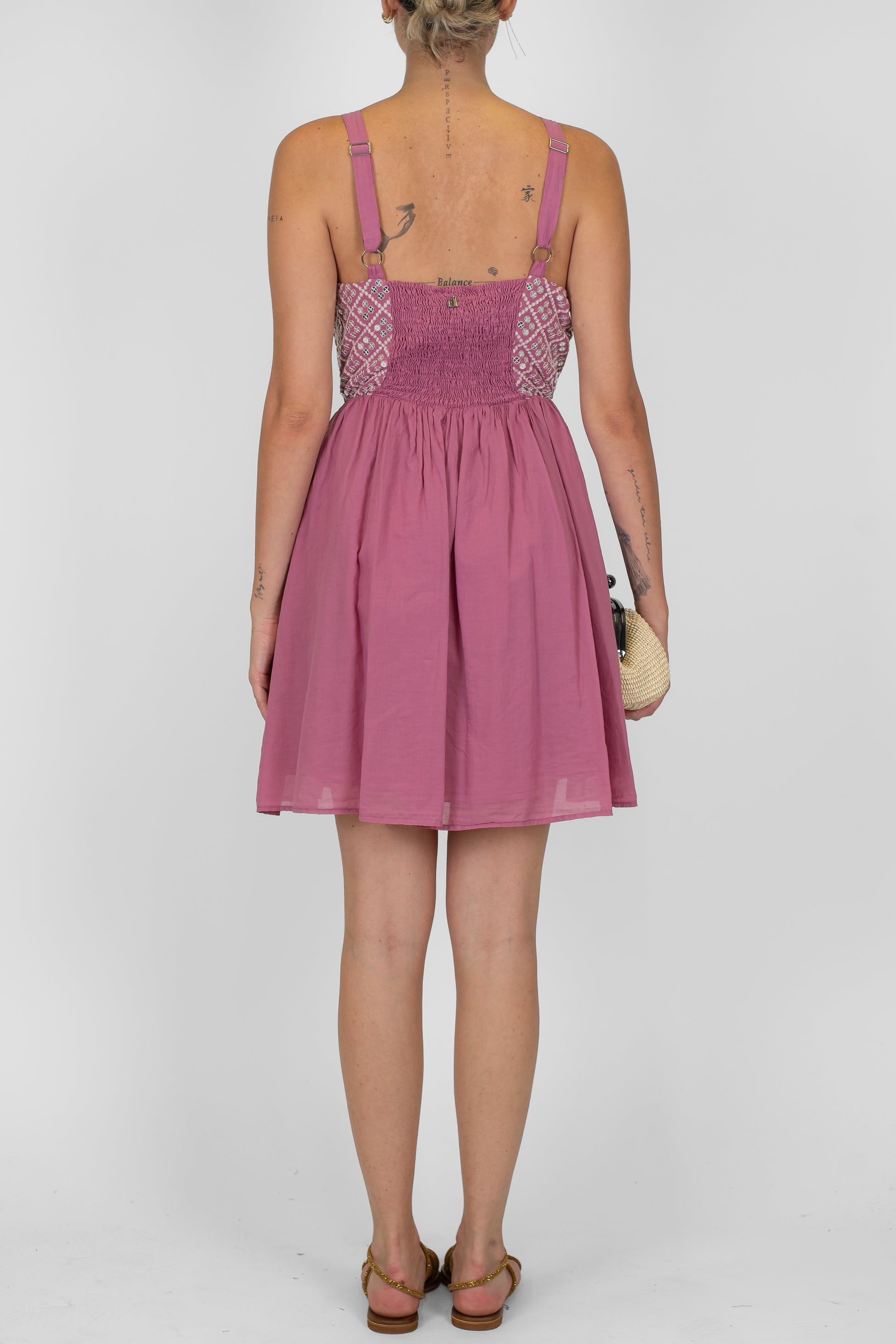 Dixie - Abito corto con top in paillettes